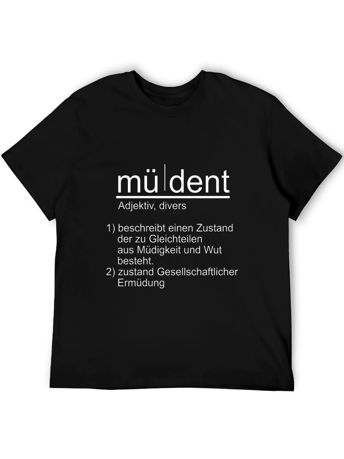 Müldent Definition Graphic Tee - Black