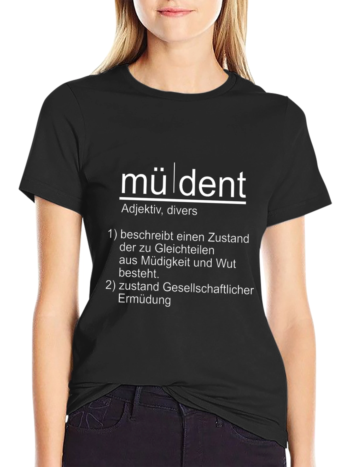 Müldent Definition Graphic Tee - Black