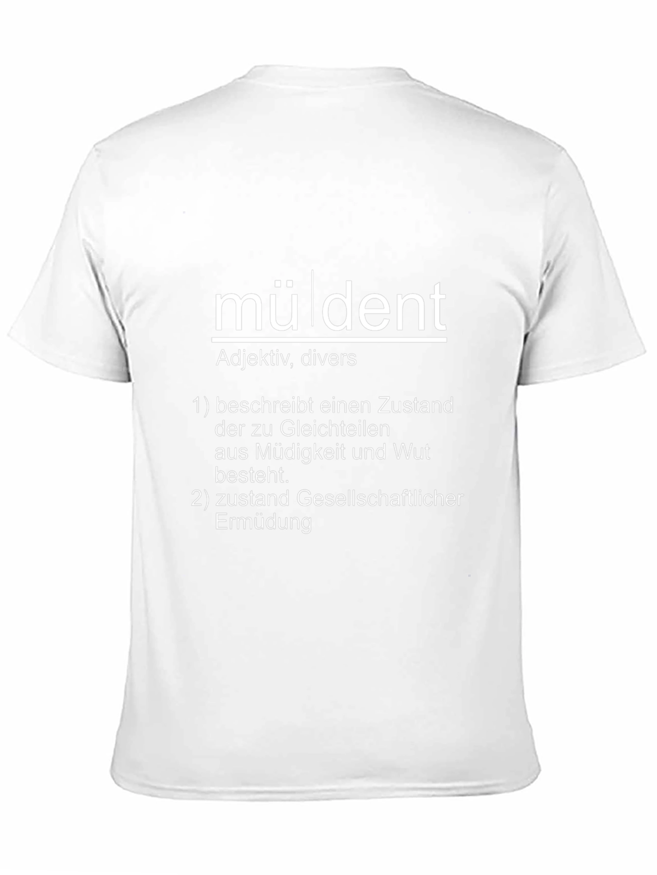Müldent Definition Graphic Tee - Black