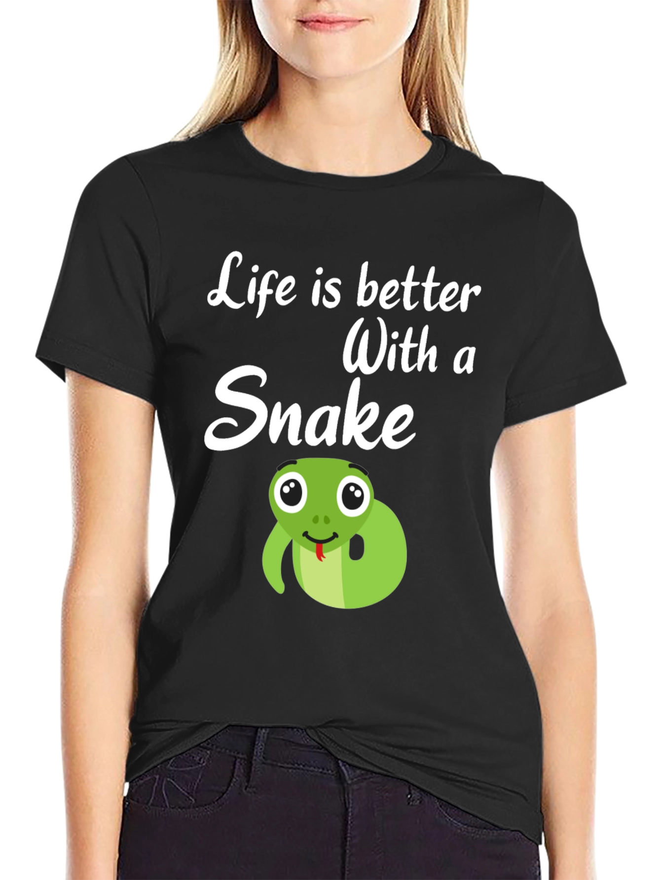 Life is Better With a Snake Graphic Tee