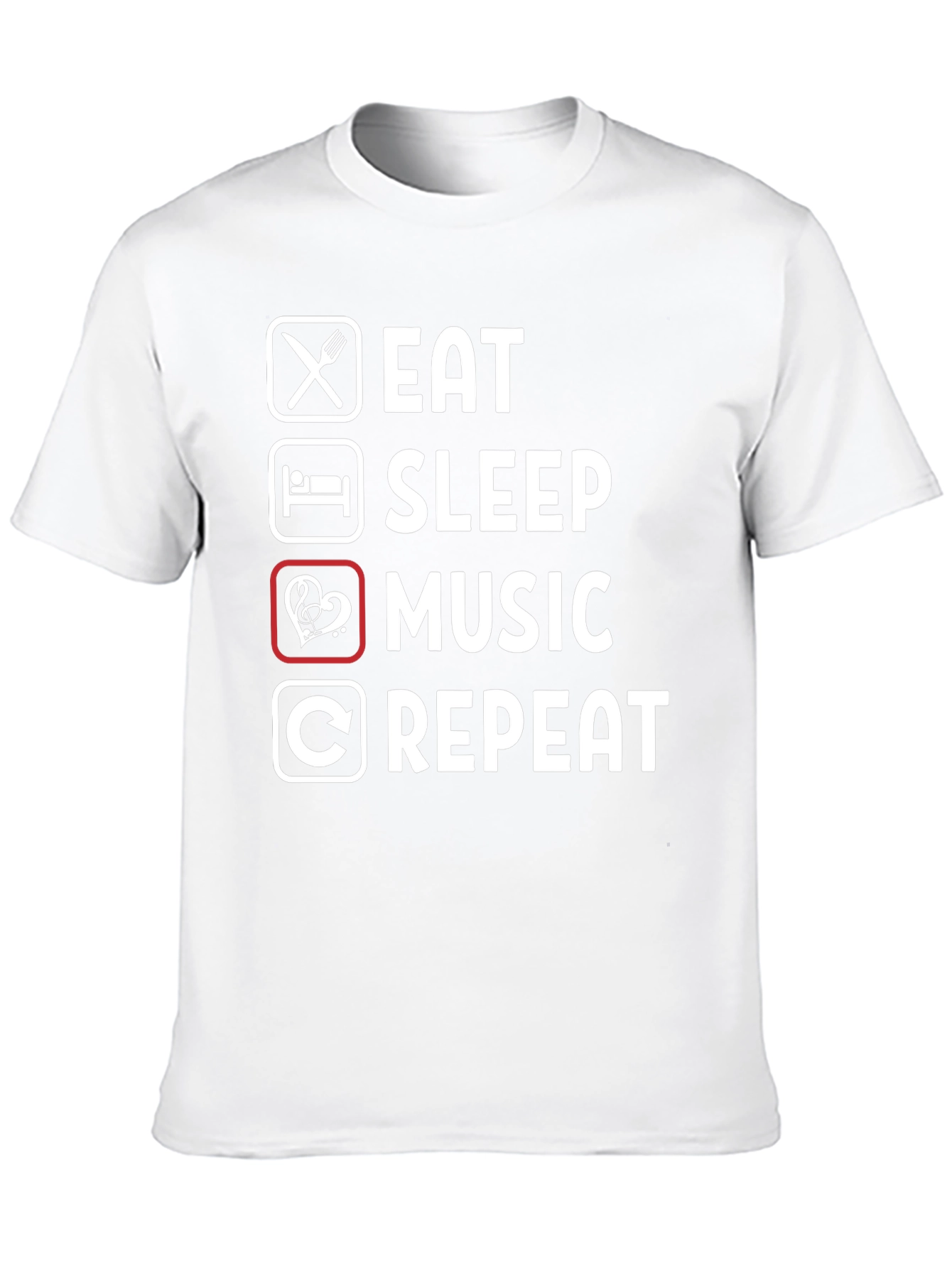 Eat Sleep Music Repeat T-Shirt