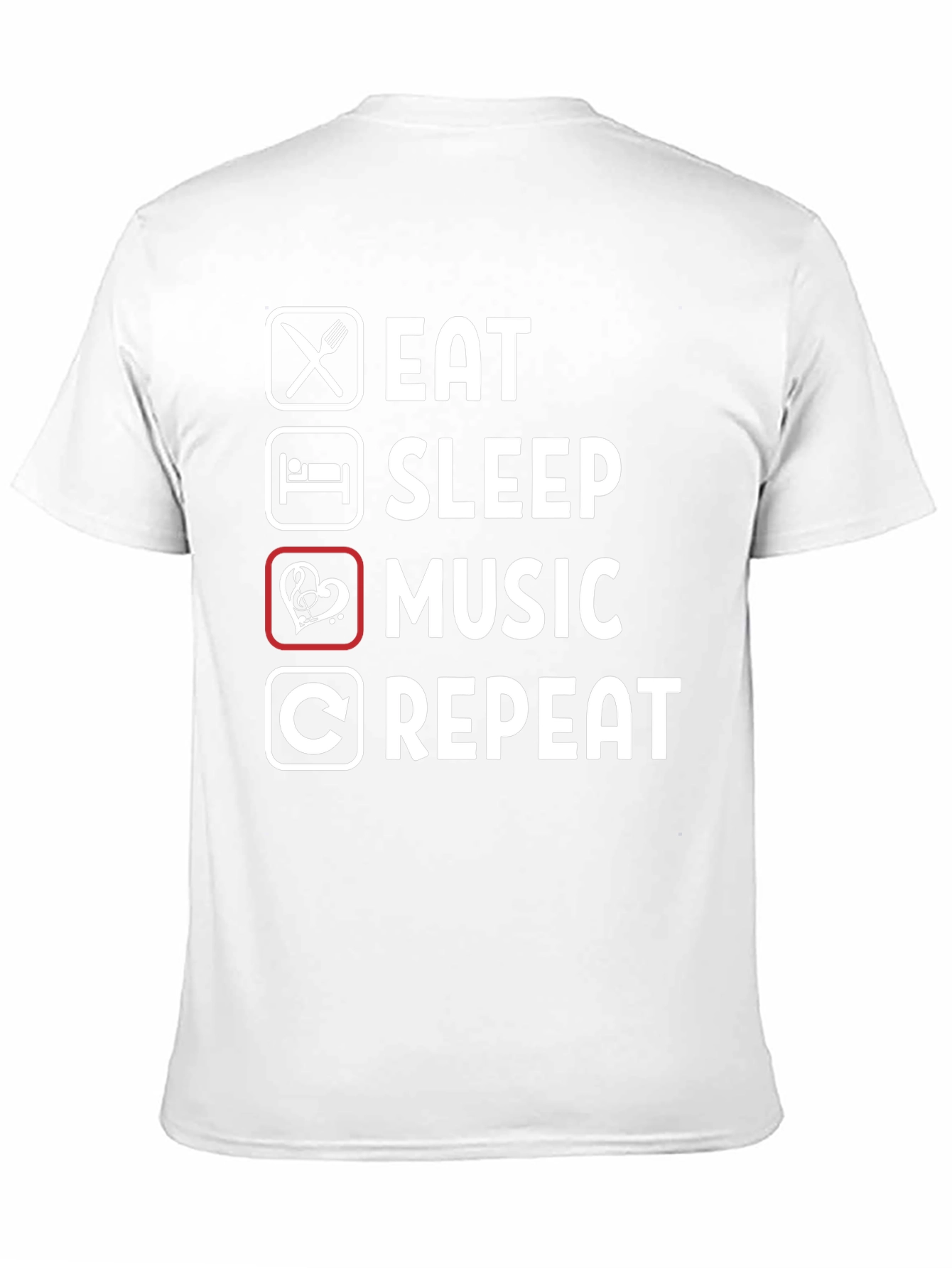 Eat Sleep Music Repeat T-Shirt