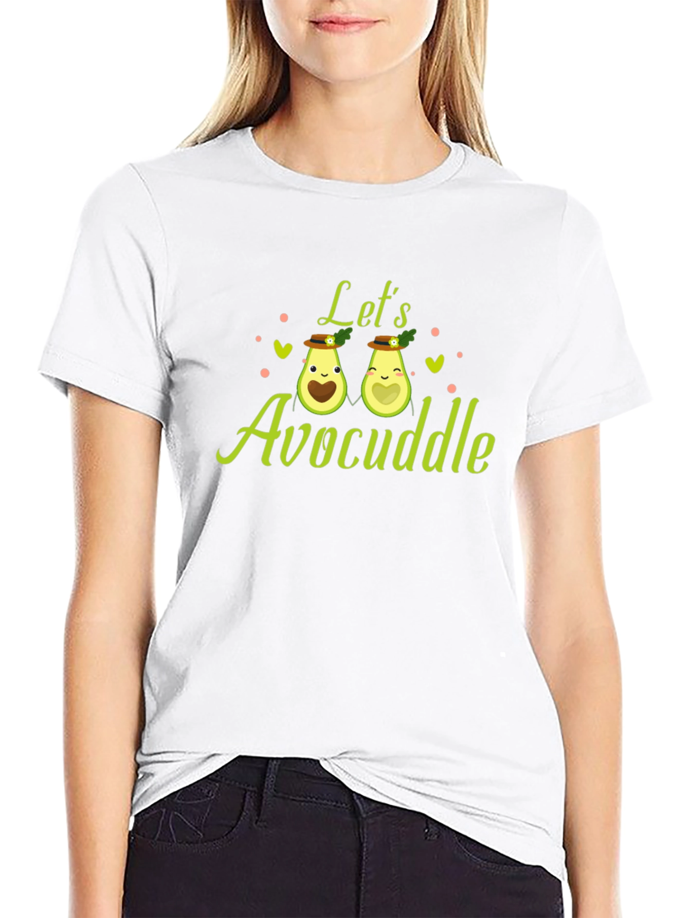 Lets Avocuddle T-Shirt - Cute Avocado Couple Tee