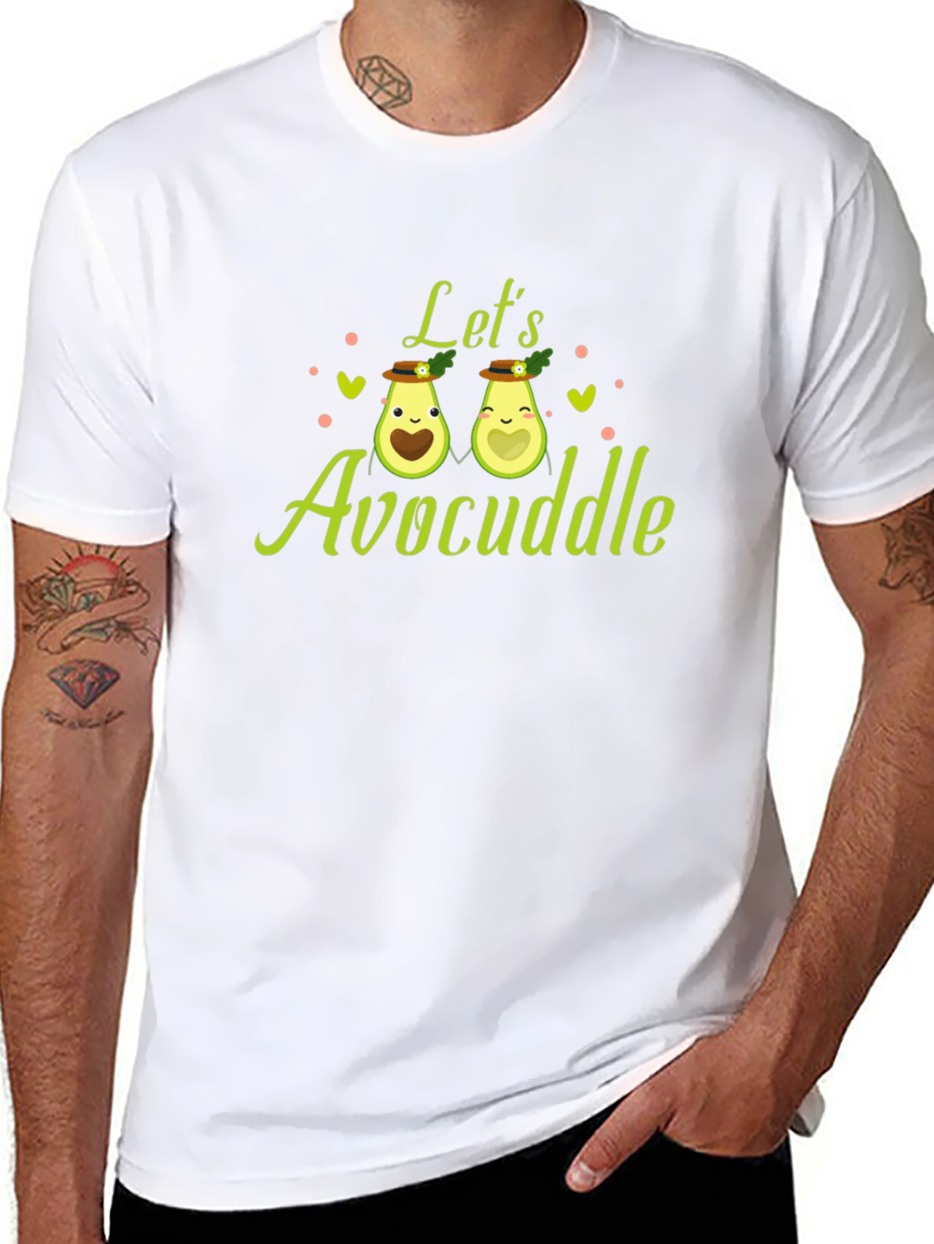 Lets Avocuddle T-Shirt - Cute Avocado Couple Tee