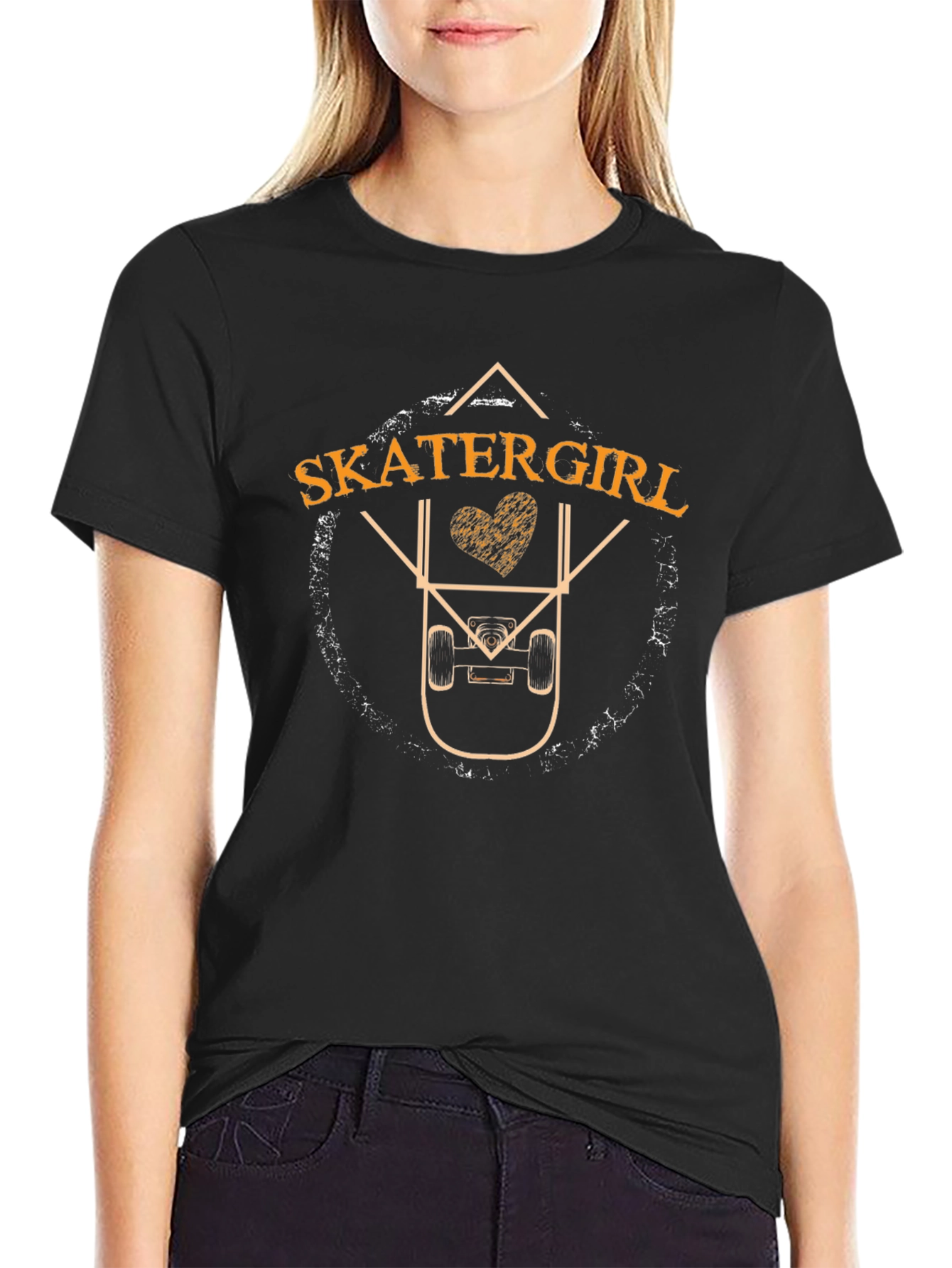 Skatergirl Graphic Tee - Cool Casual Style