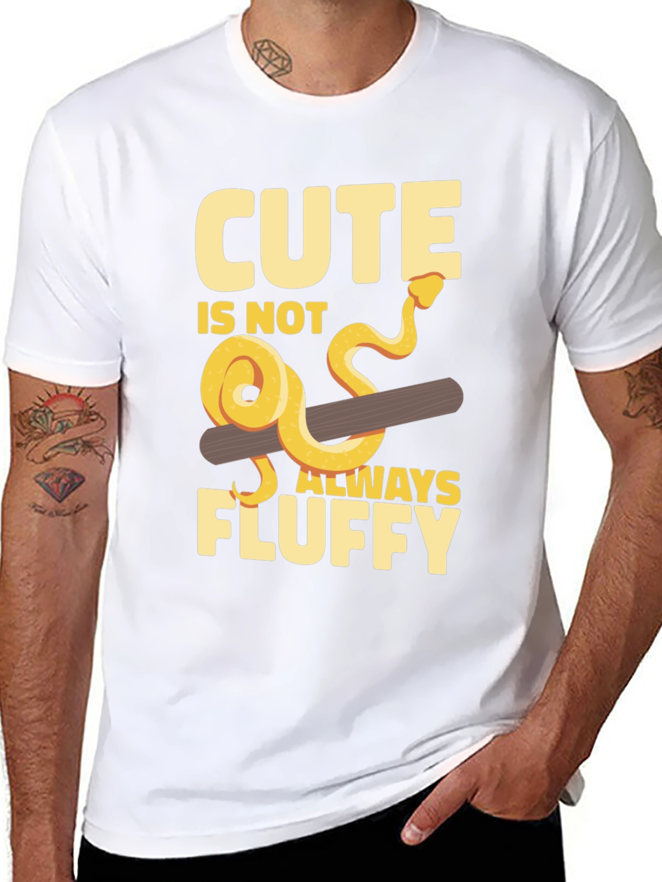 Cute is Not Always Fluffy Snake T-Shirt