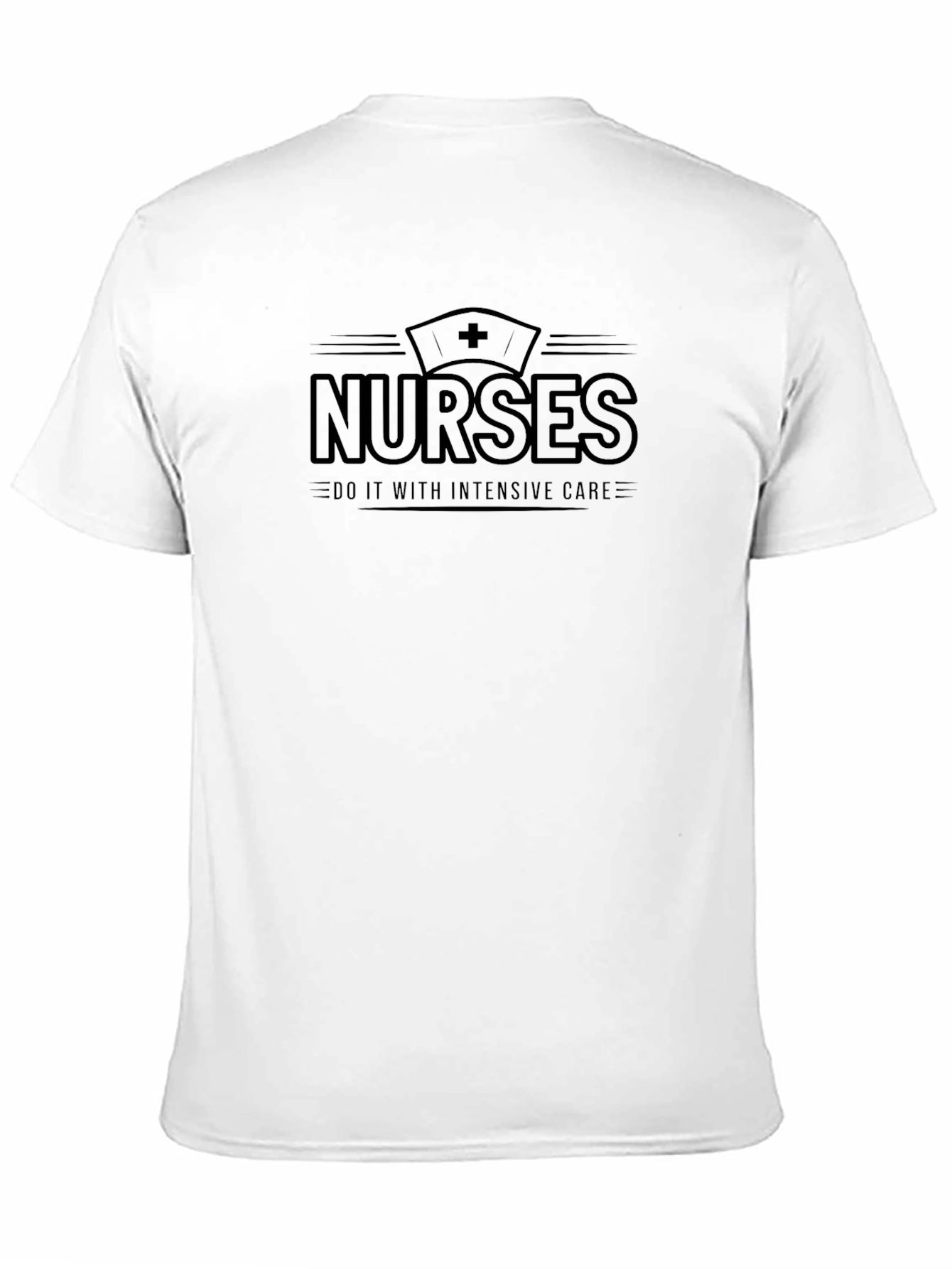 Nurses Do It With Intensive Care Black T-Shirt