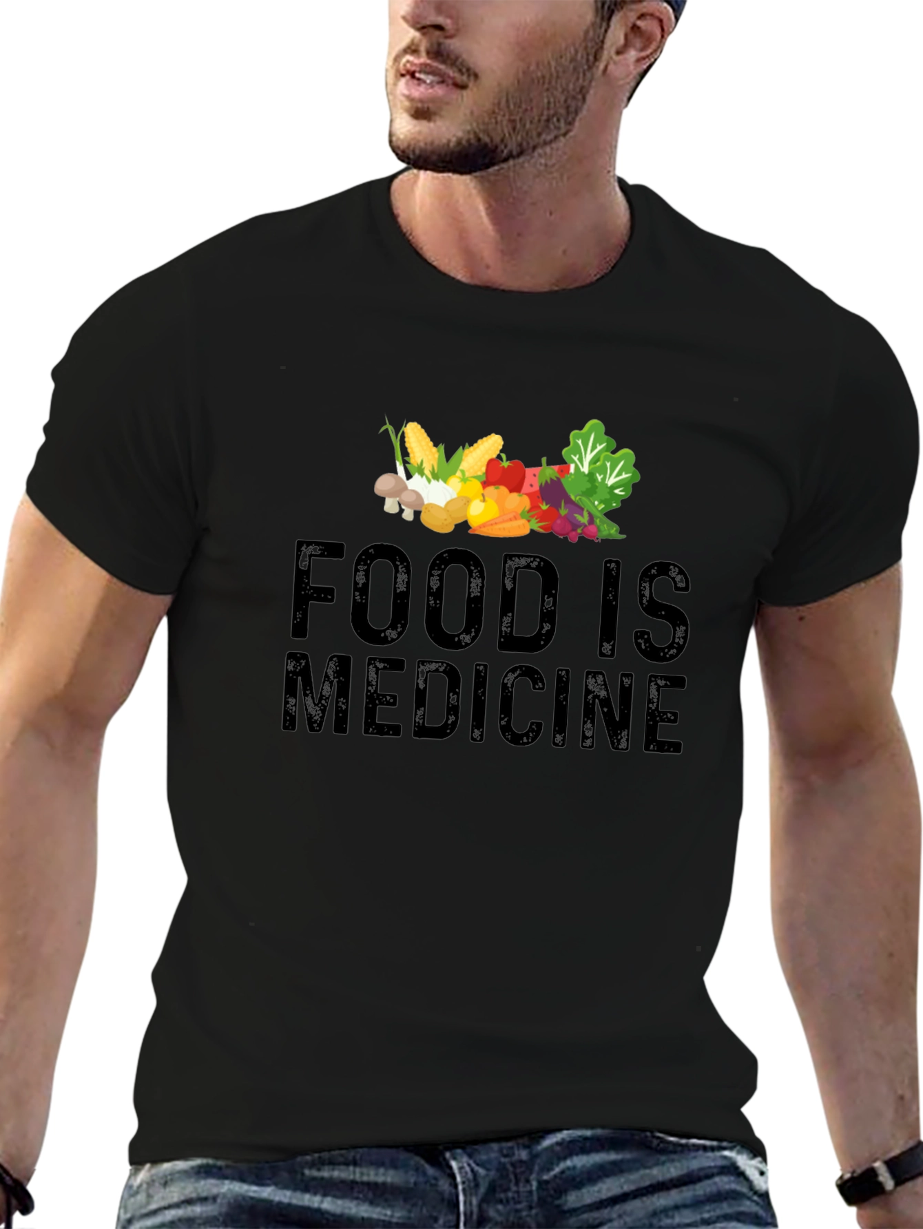Food is Medicine T-Shirt - Healthy Lifestyle Tee