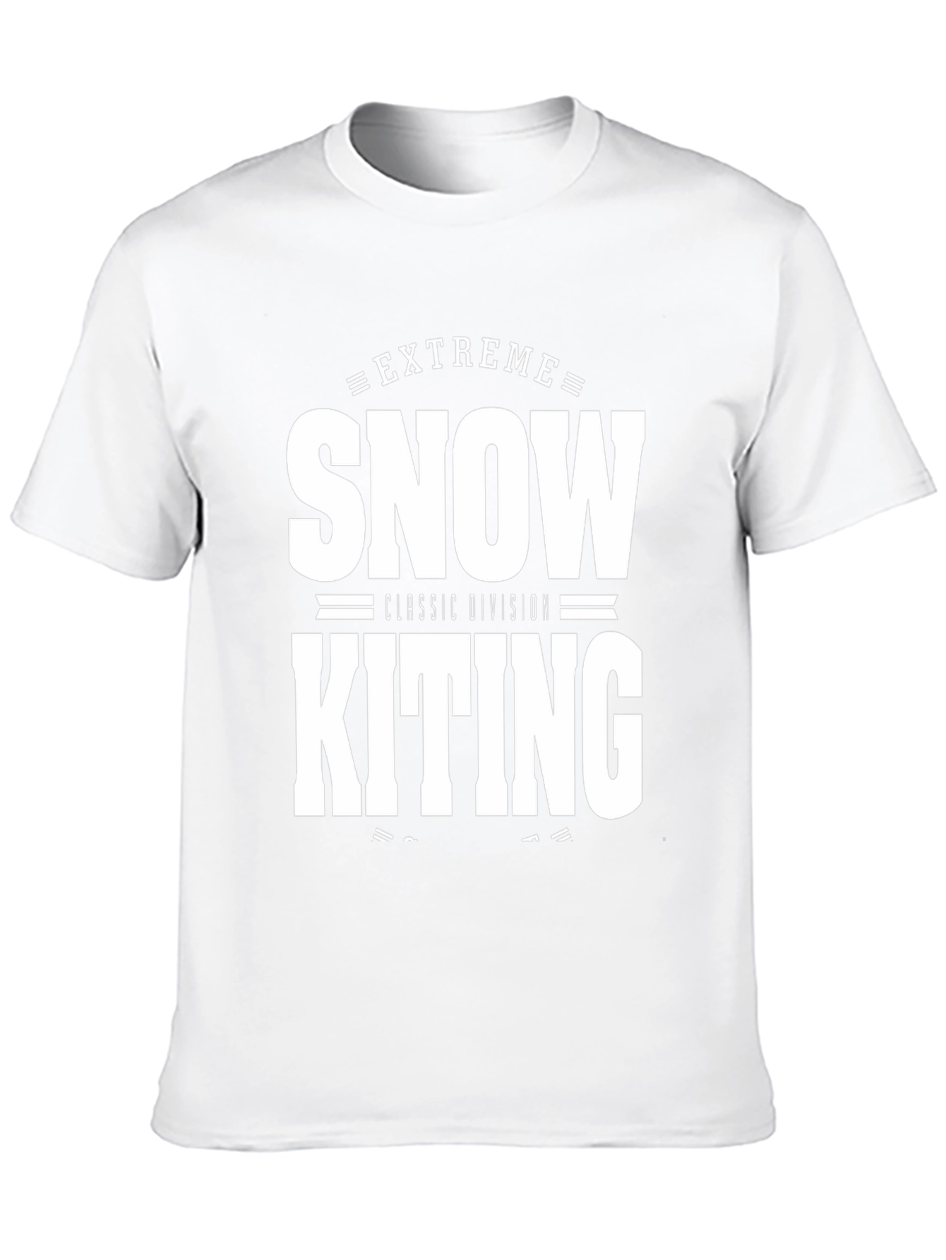 Extreme Snow Kiting Classic Division Black T-Shirt