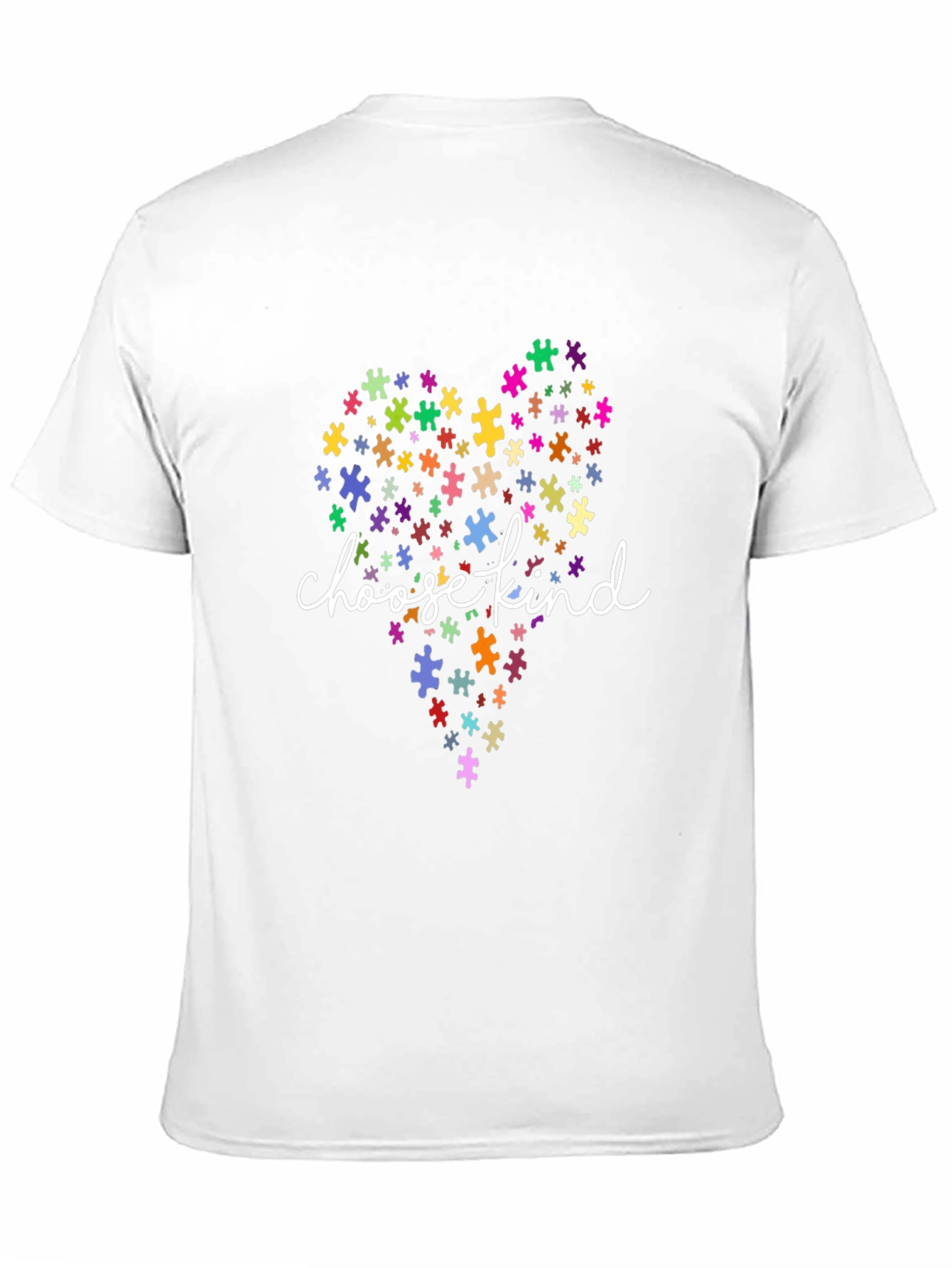 Choose Kind Autism Awareness Puzzle Heart T-Shirt