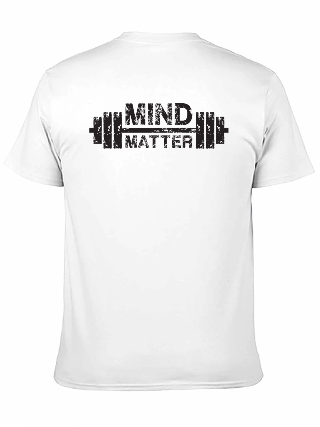 Mind Over Matter Black Graphic T-Shirt