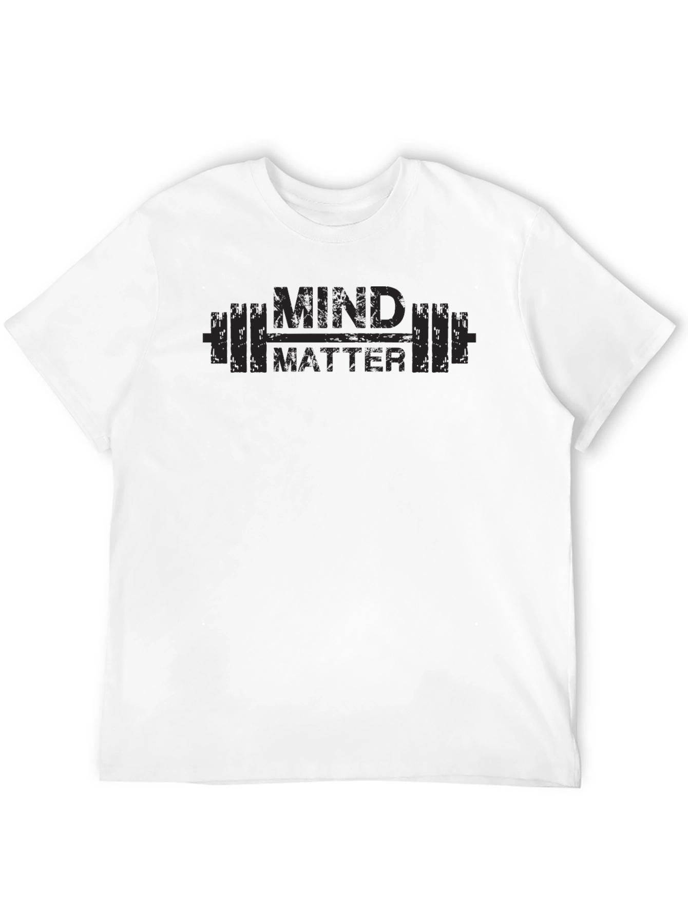 Mind Over Matter Black Graphic T-Shirt