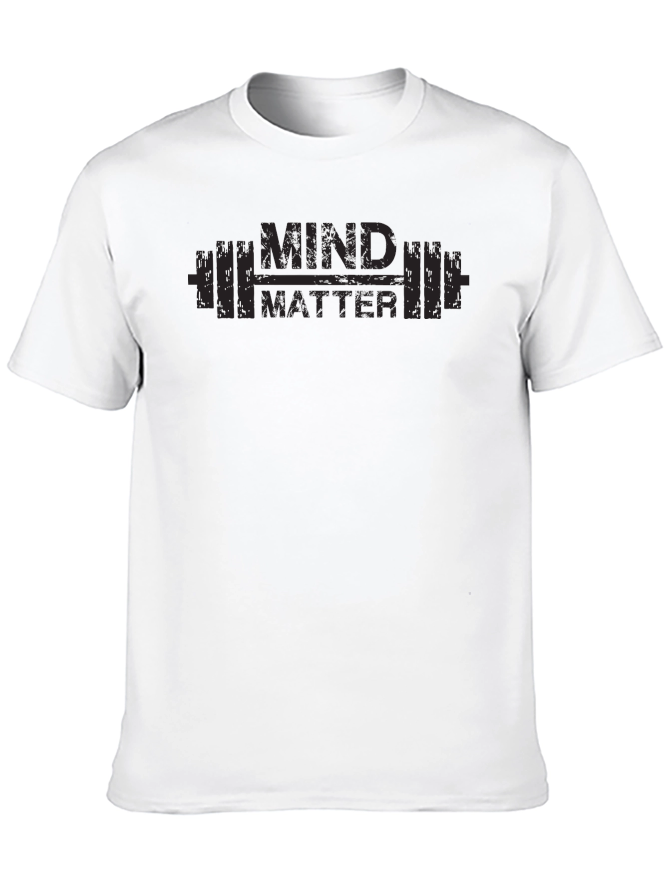 Mind Over Matter Black Graphic T-Shirt