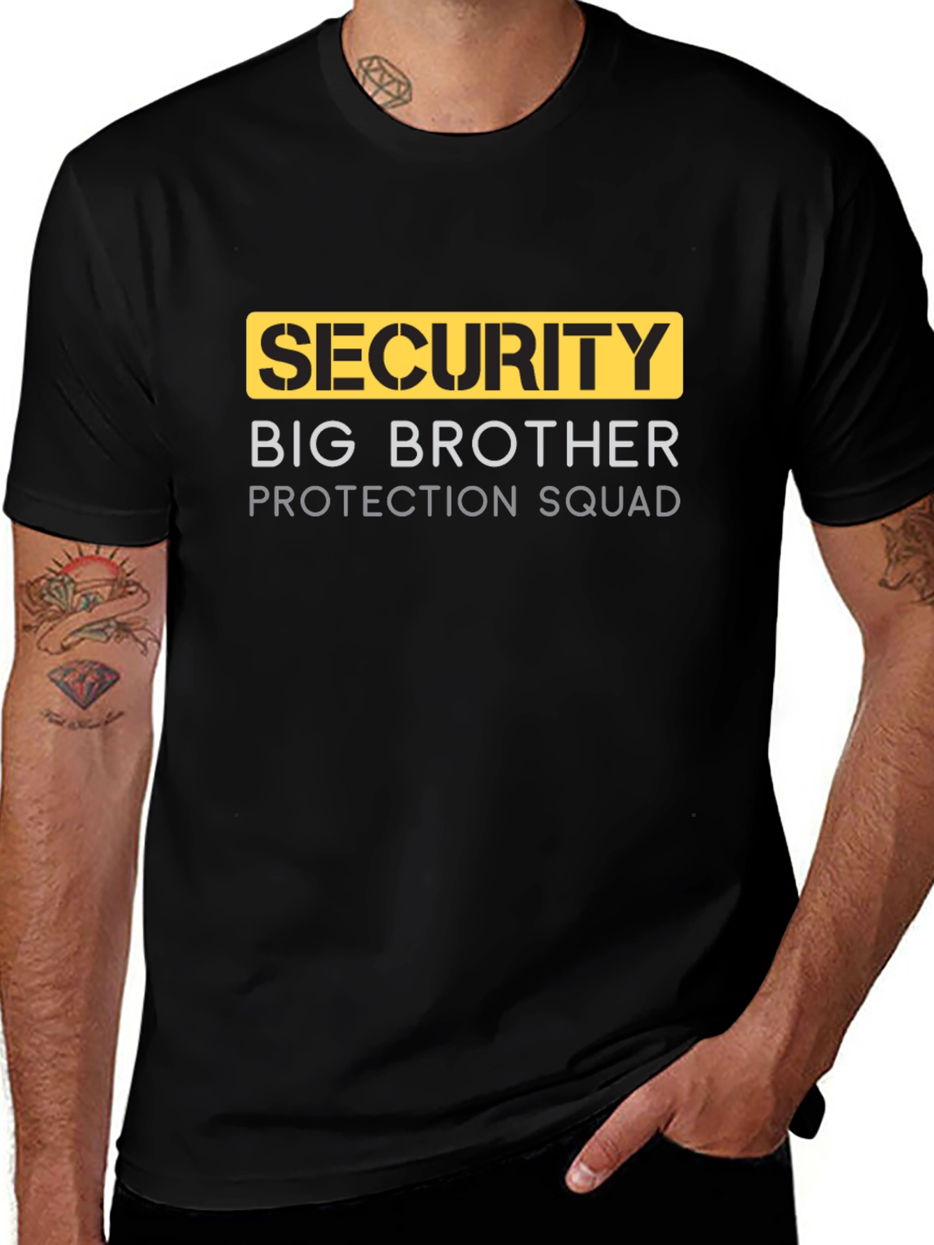 Security Big Brother Protection Squad Graphic Tee
