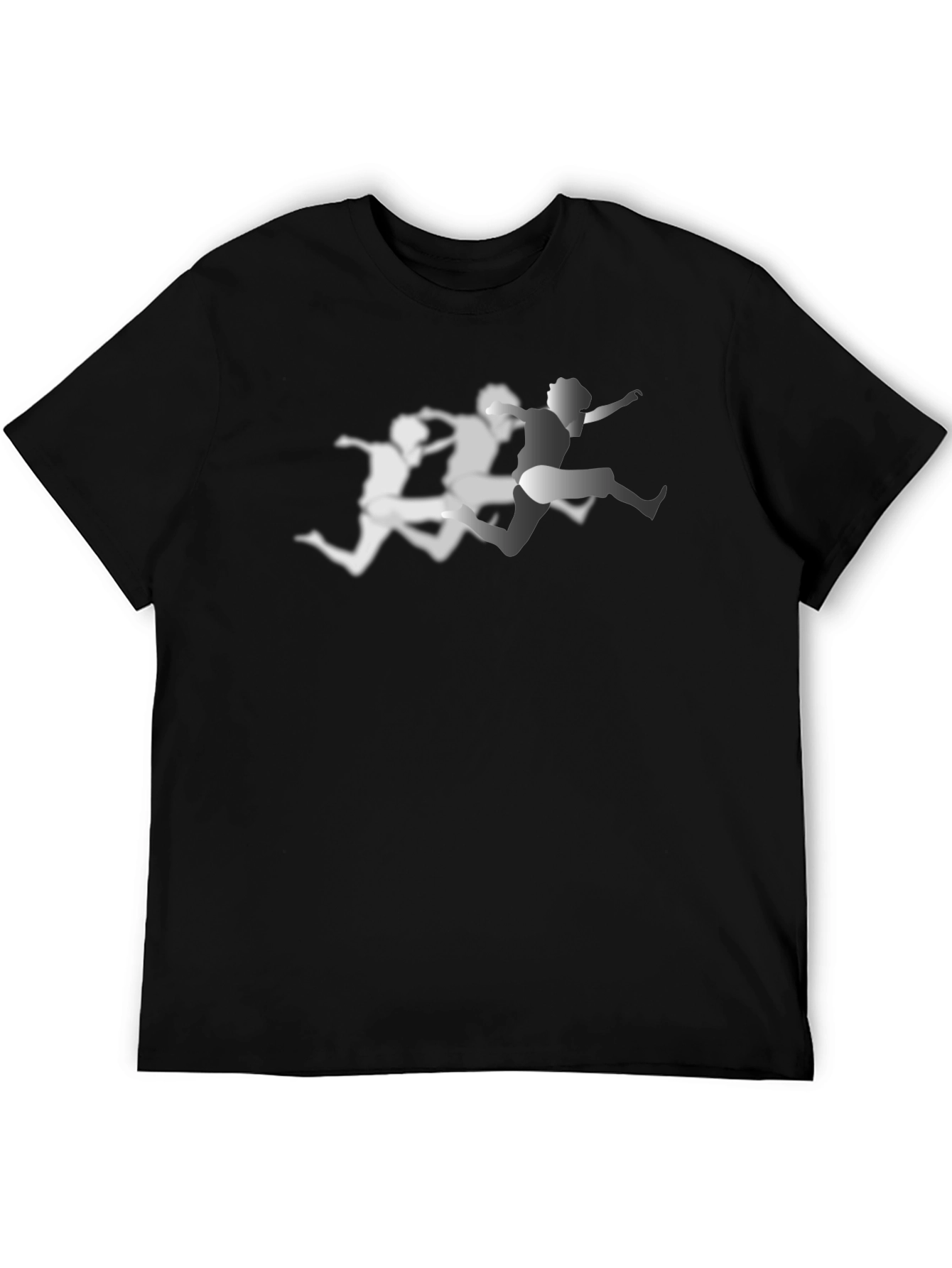 Silhouette Jumper Black T-Shirt