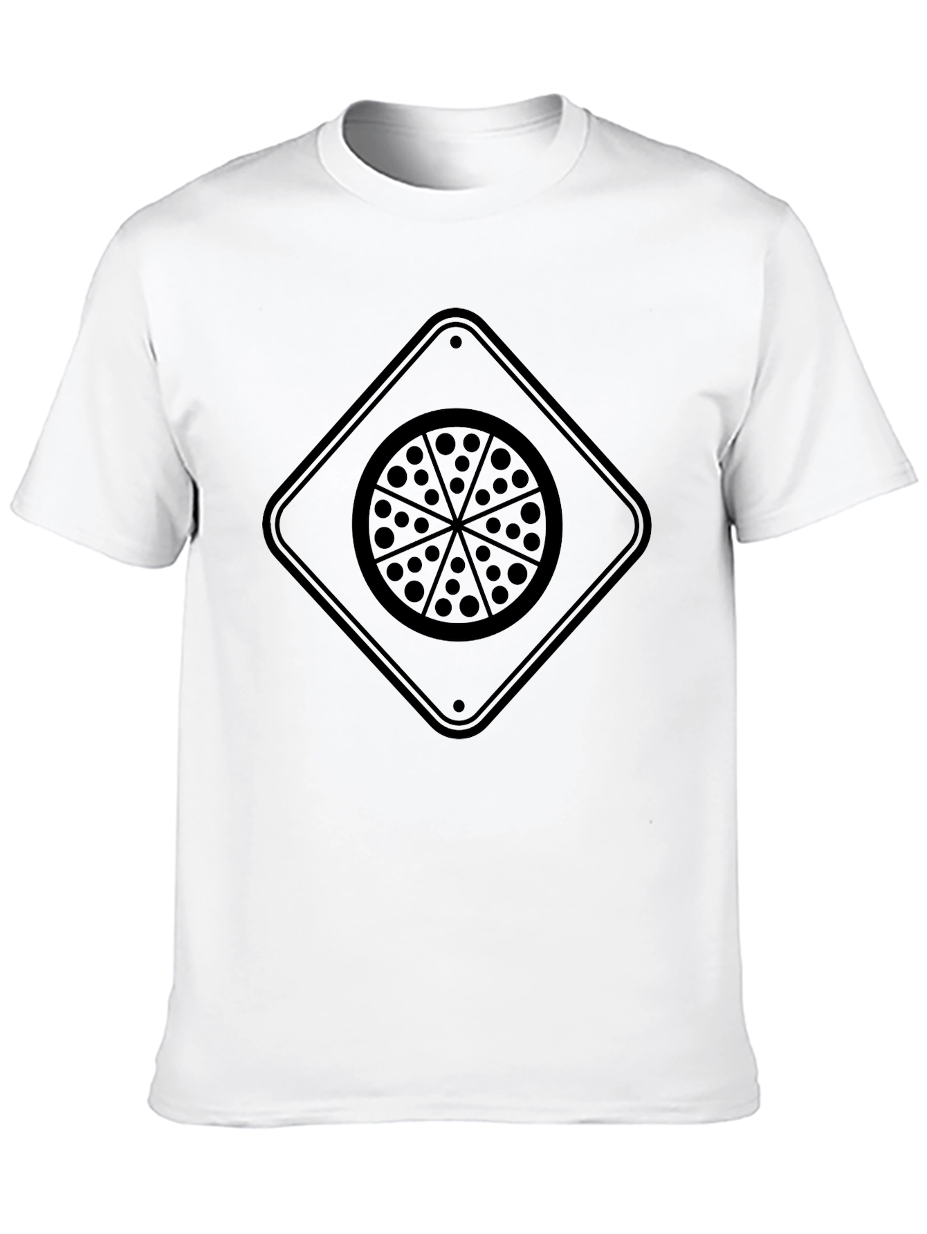 Pizza Warning Sign T-Shirt