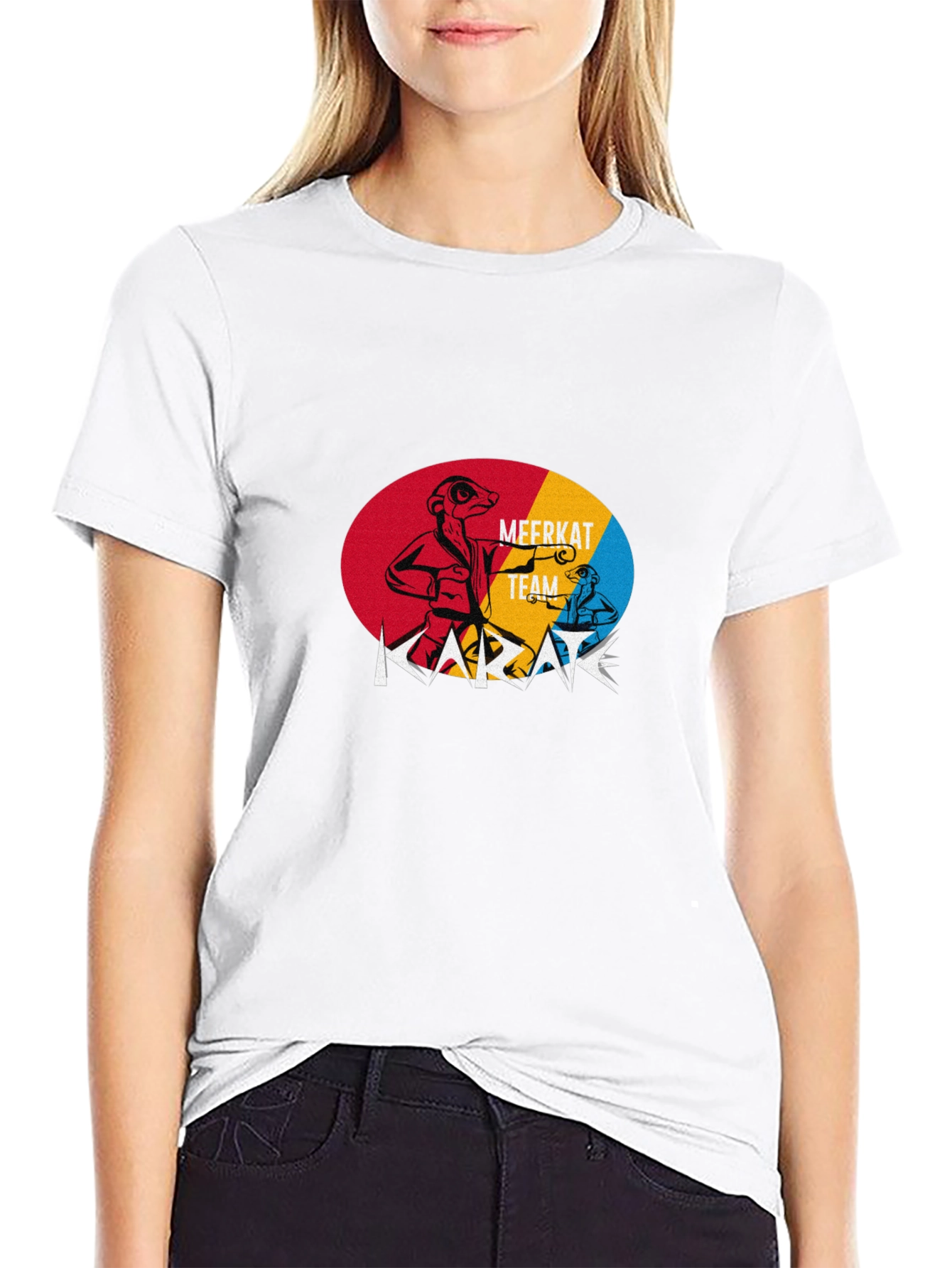 Meerkat Karate Team Black T-Shirt