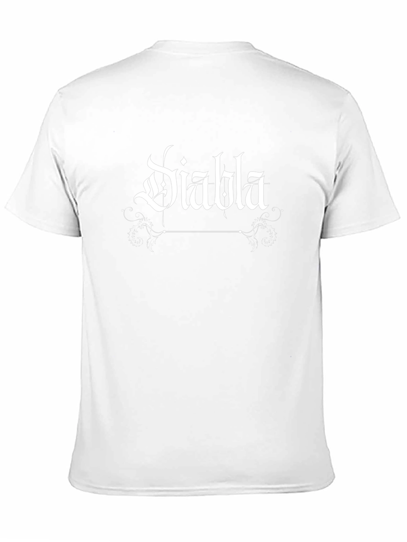 Diabla Gothic Graphic Tee - Black Soft Cotton