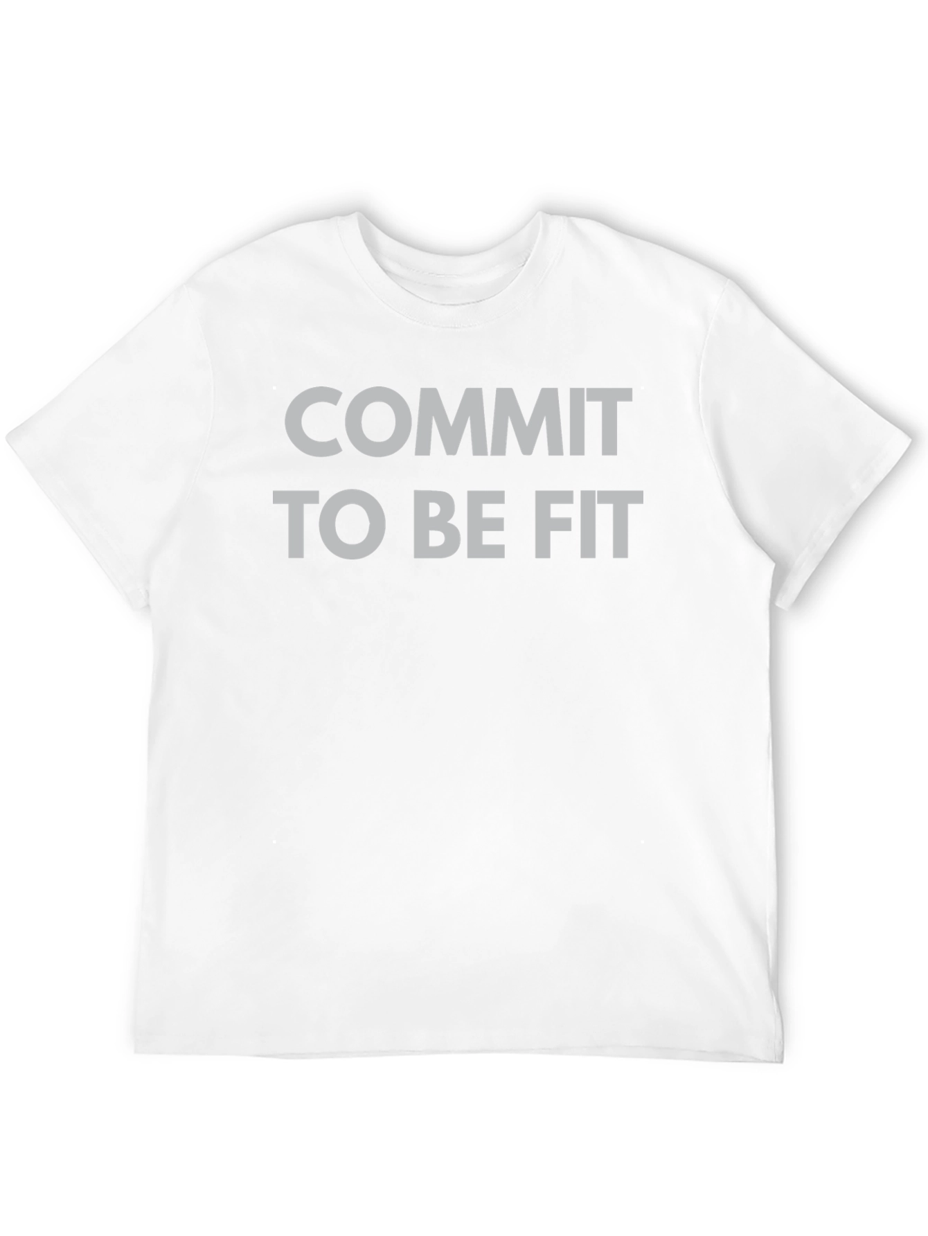 Commit to Be Fit Black T-Shirt