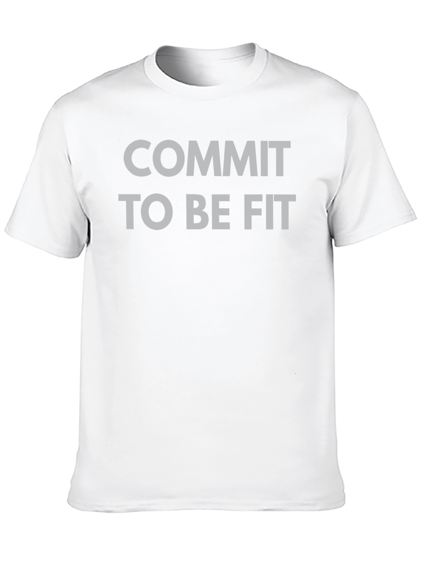Commit to Be Fit Black T-Shirt