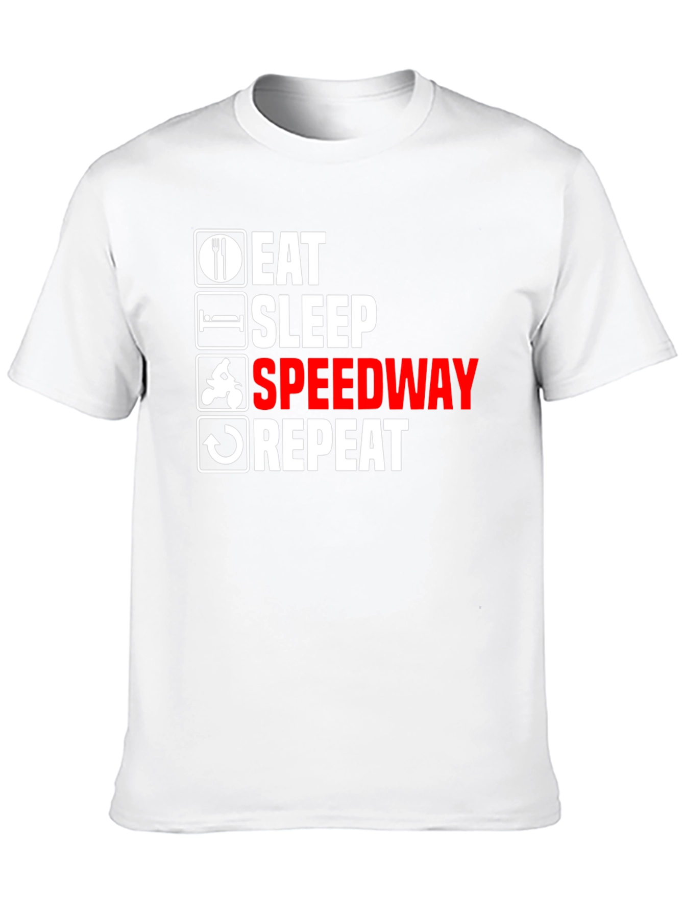 Eat Sleep Speedway Repeat T-Shirt