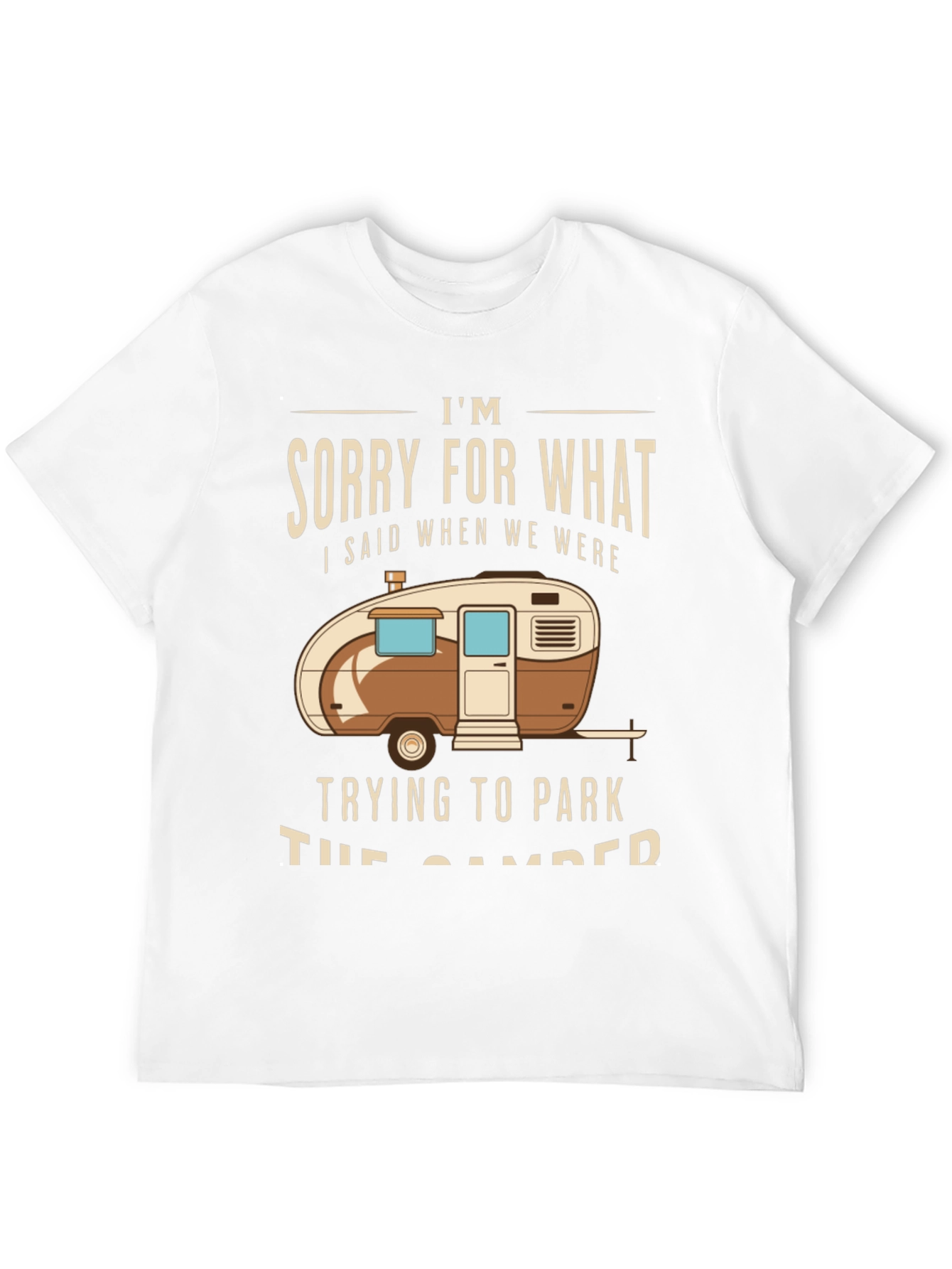 Camper Parking Apology Graphic Tee