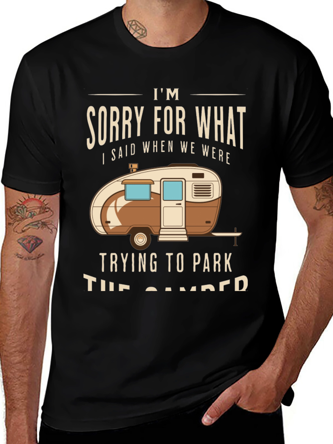 Camper Parking Apology Graphic Tee