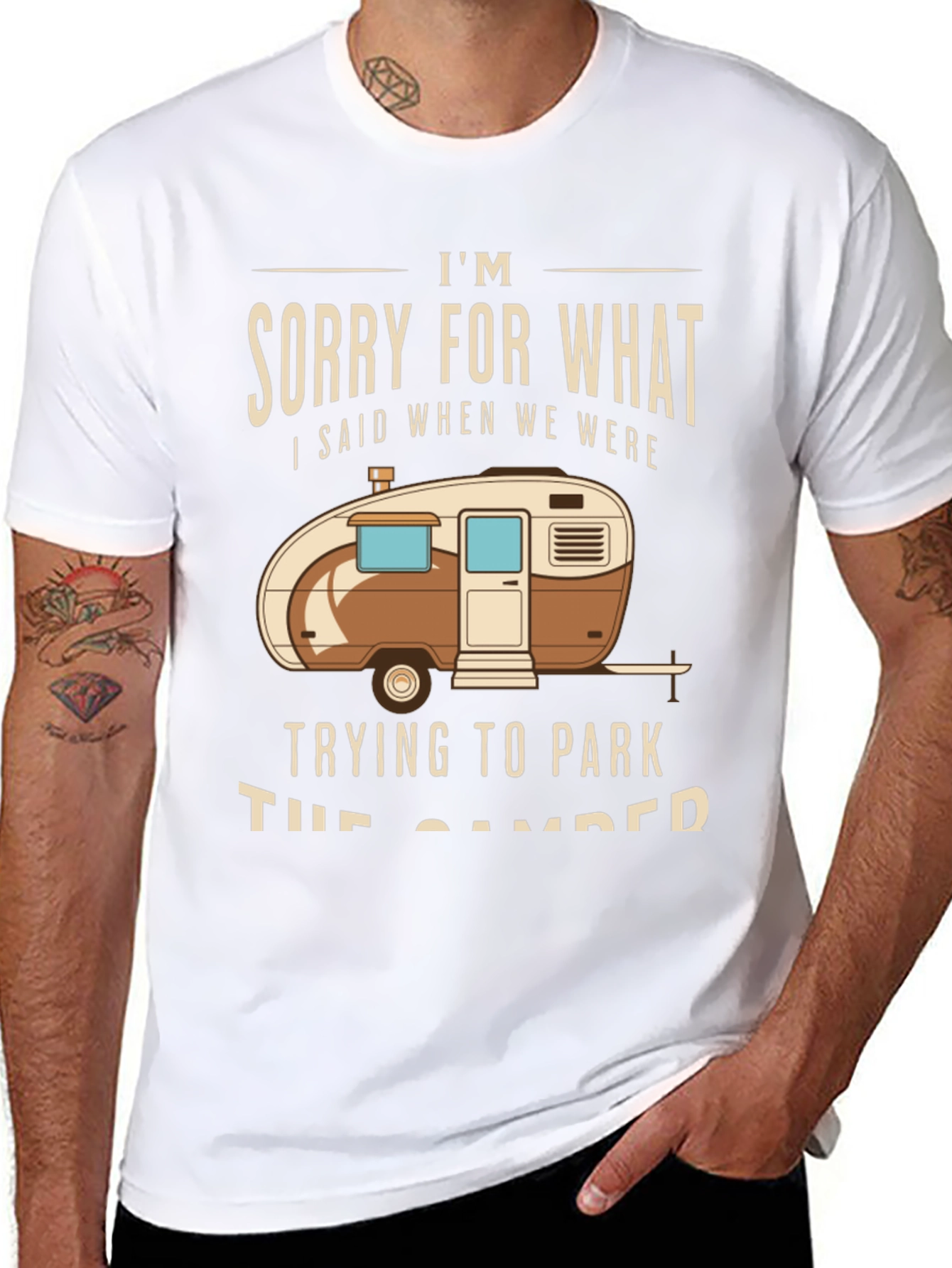 Camper Parking Apology Graphic Tee