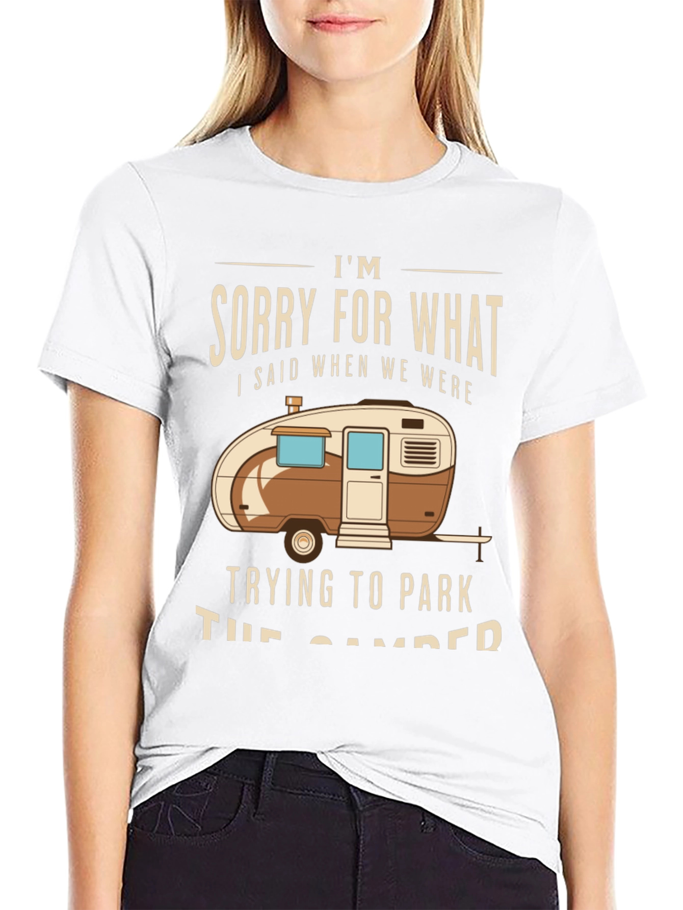 Camper Parking Apology Graphic Tee