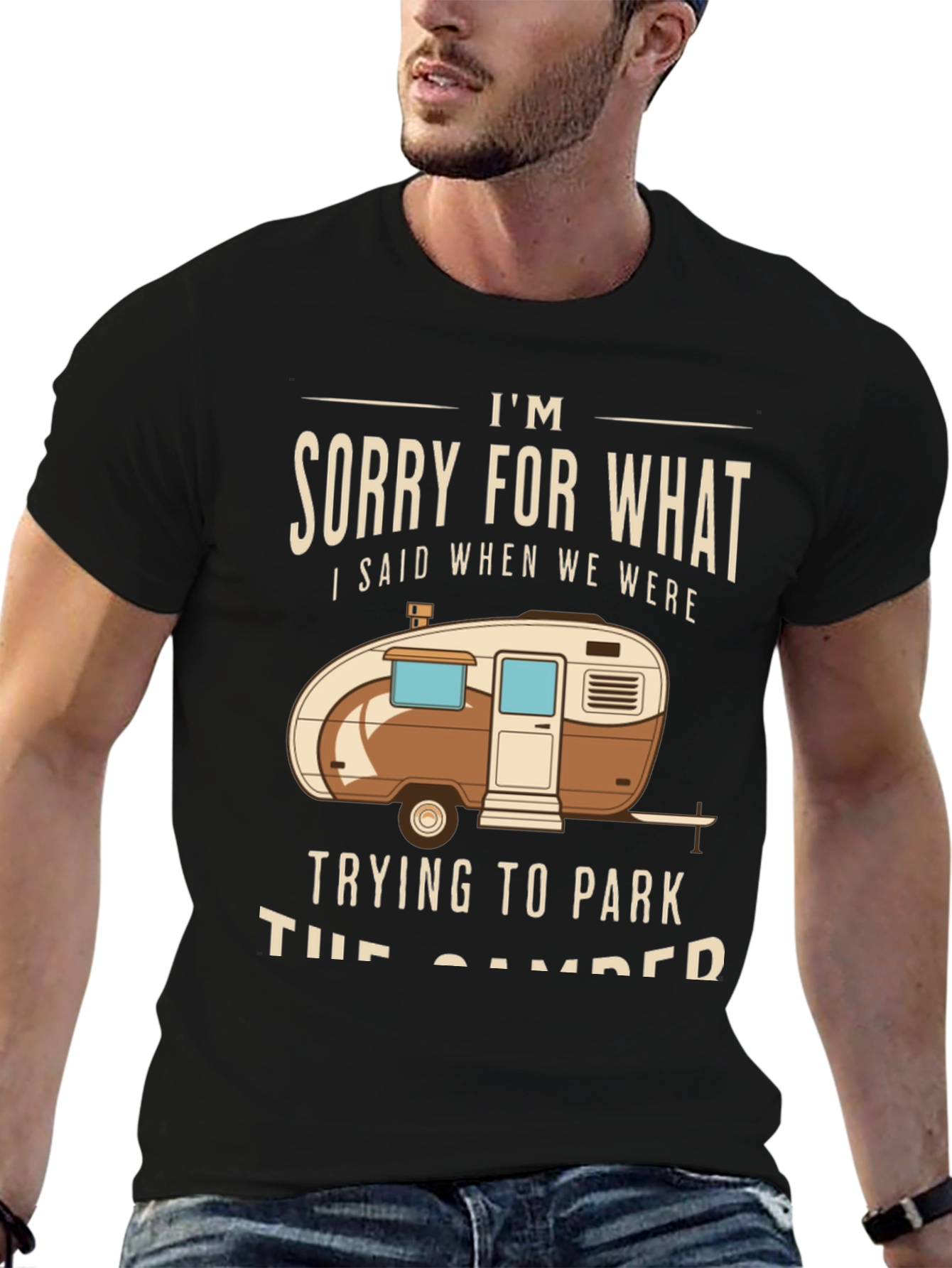 Camper Parking Apology Graphic Tee