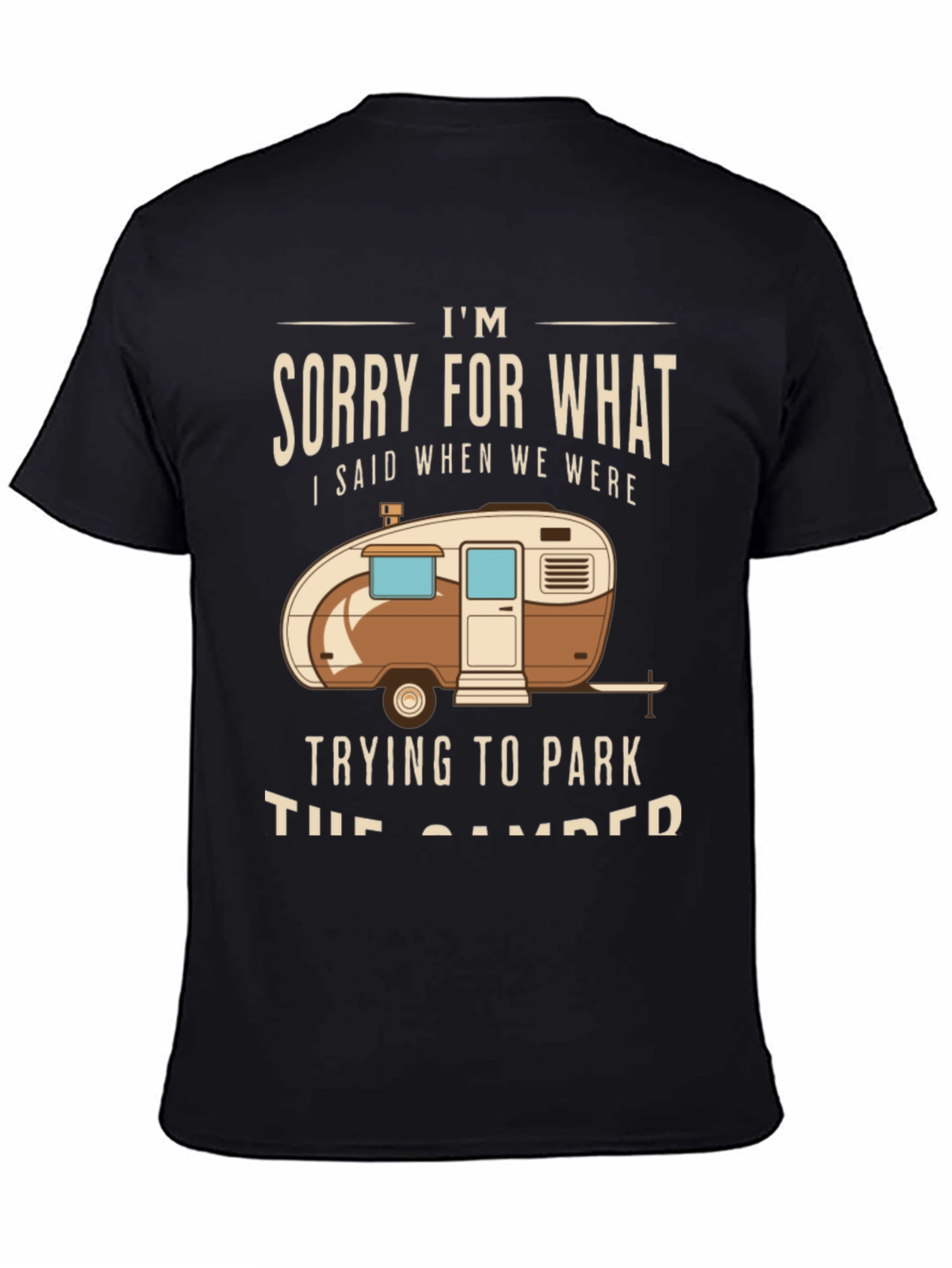 Camper Parking Apology Graphic Tee