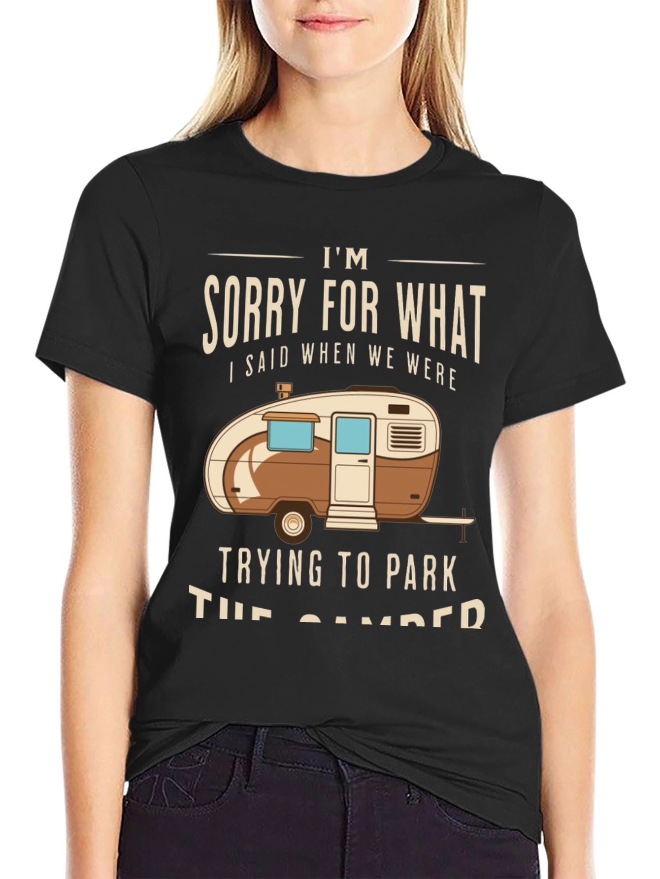 Camper Parking Apology Graphic Tee