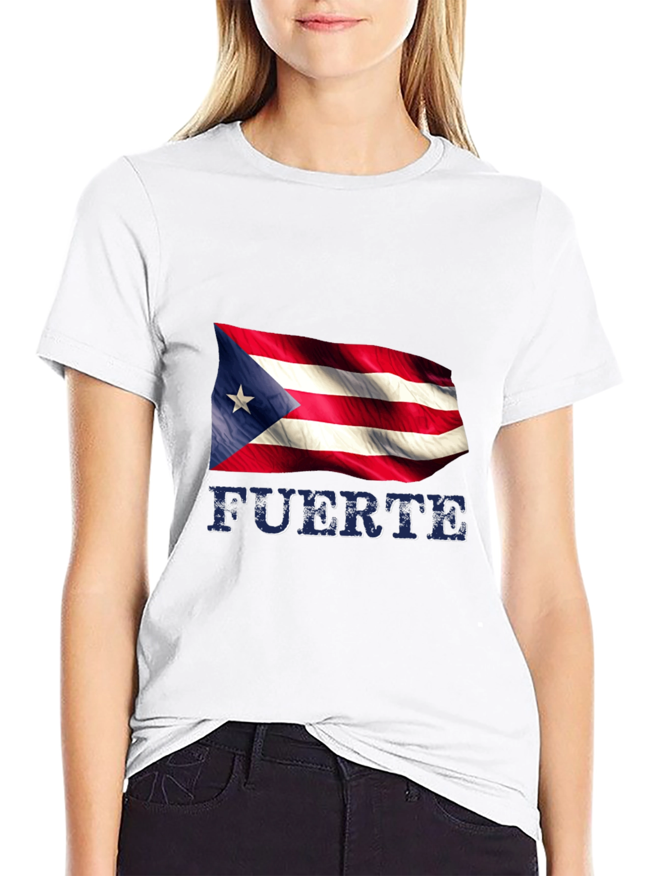 Puerto Rico Flag T-Shirt - Fuerte