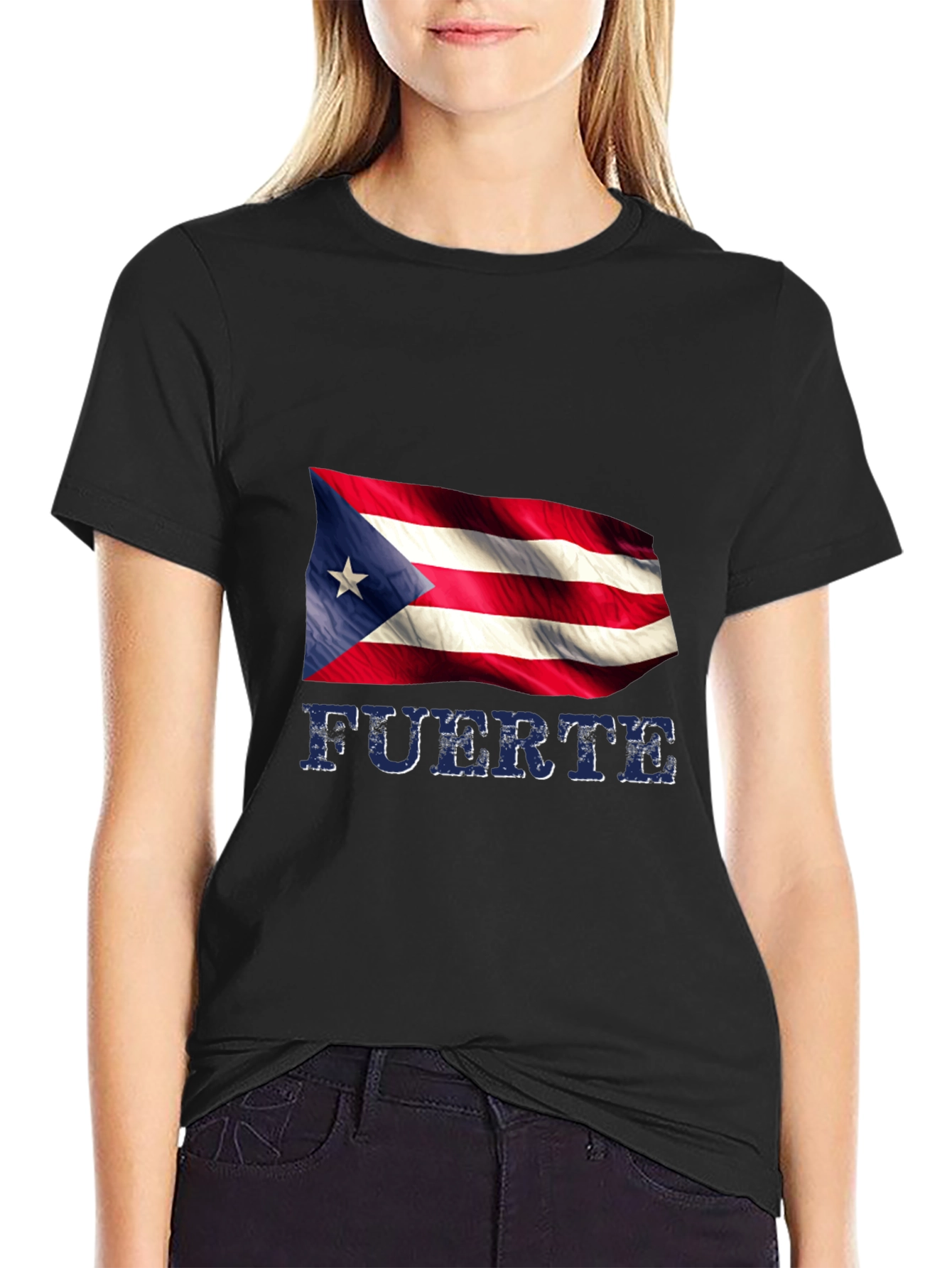 Puerto Rico Flag T-Shirt - Fuerte