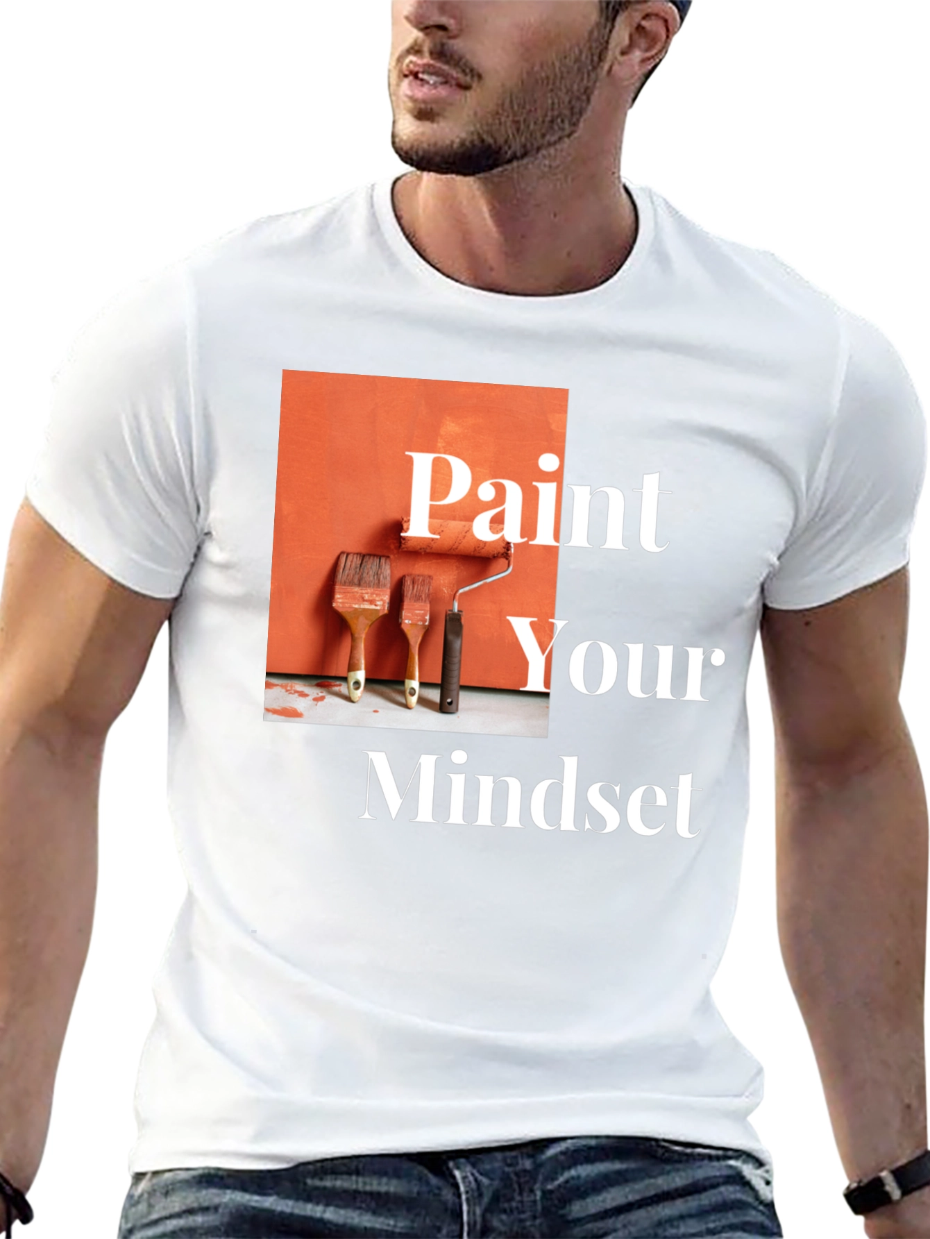 Paint Your Mindset Graphic Tee - Black