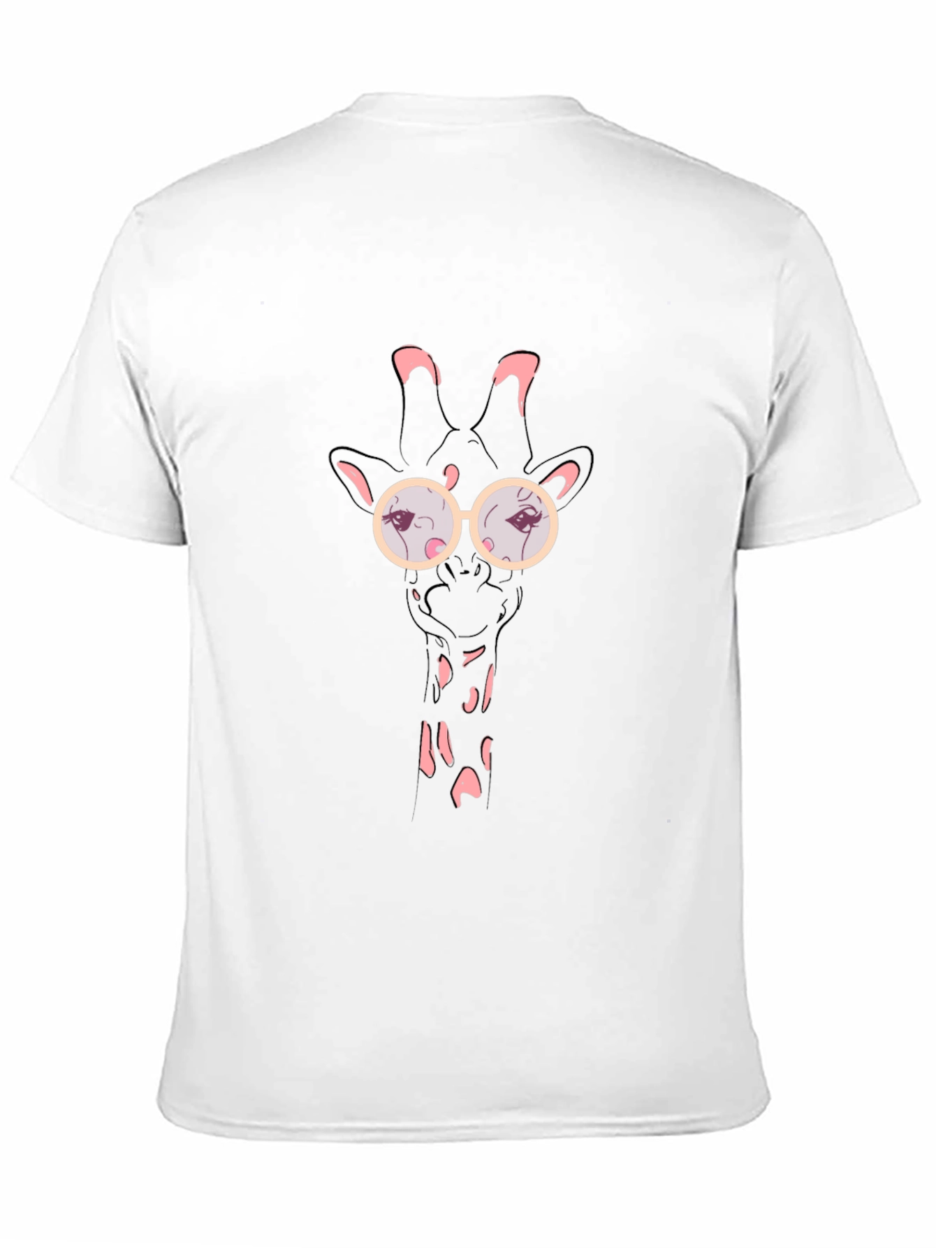 Cool Giraffe Sunglasses Tee - Unique Graphic Print