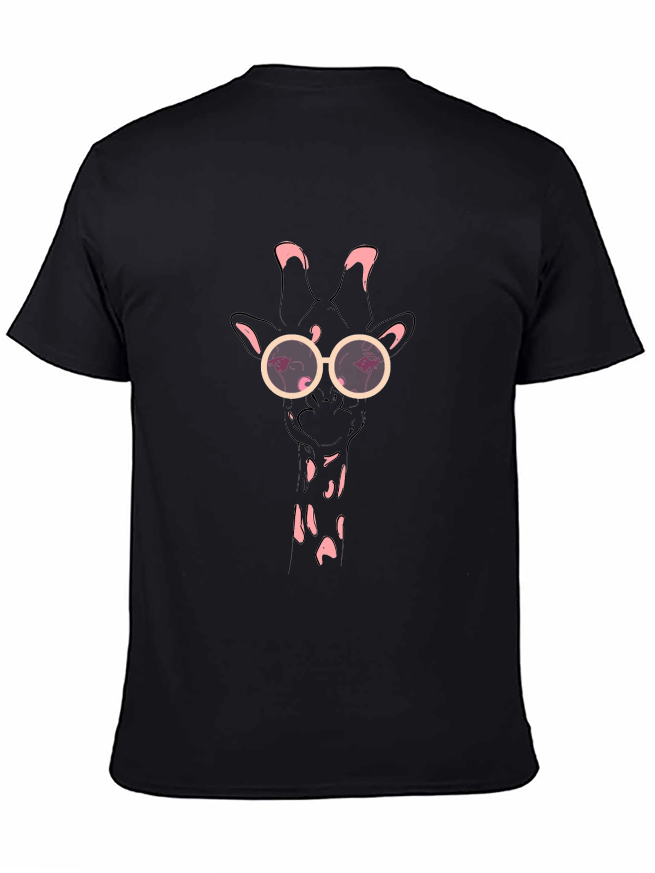 Cool Giraffe Sunglasses Tee - Unique Graphic Print