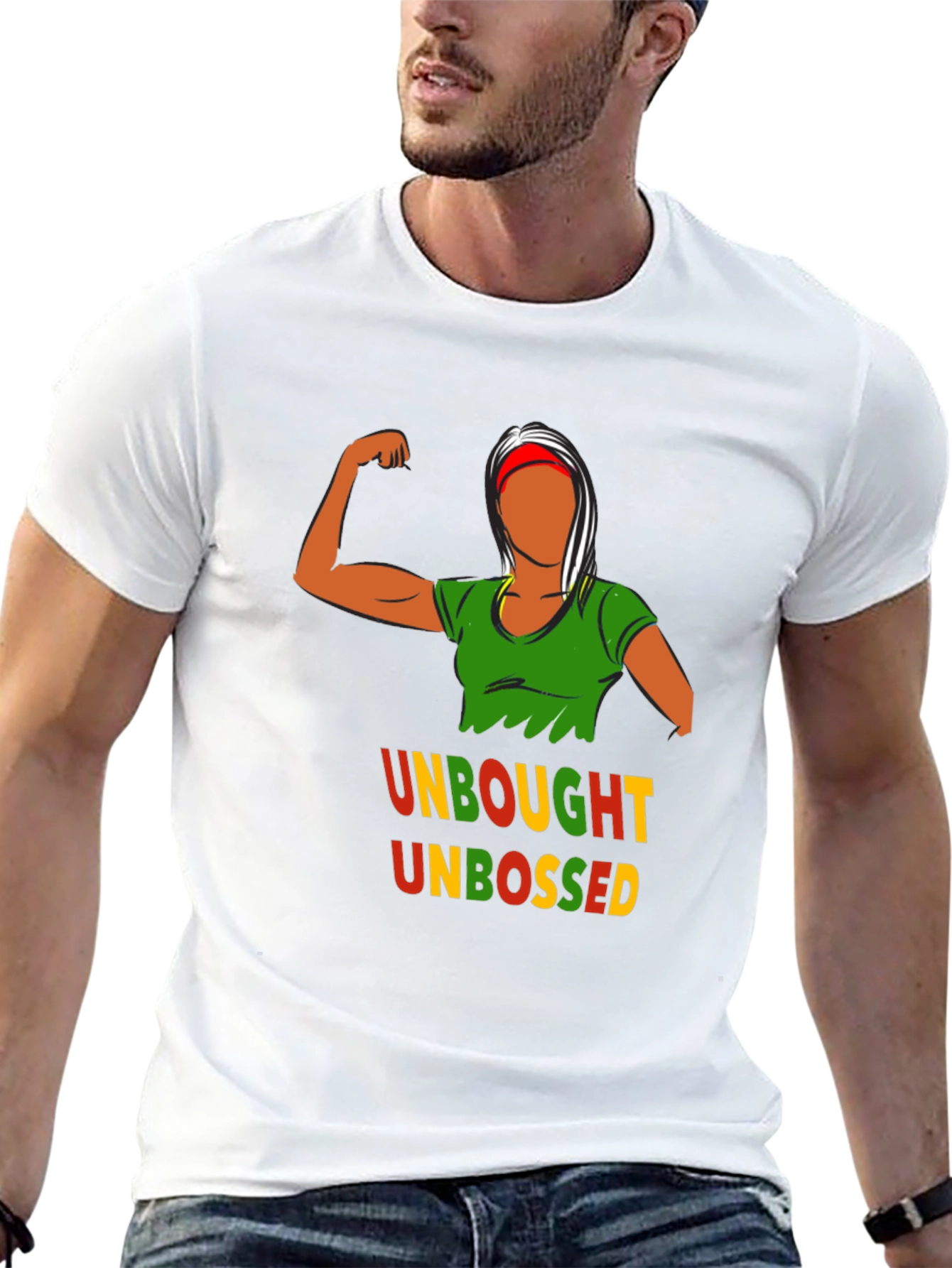 Unbought Unbossed Graphic T-Shirt - Black