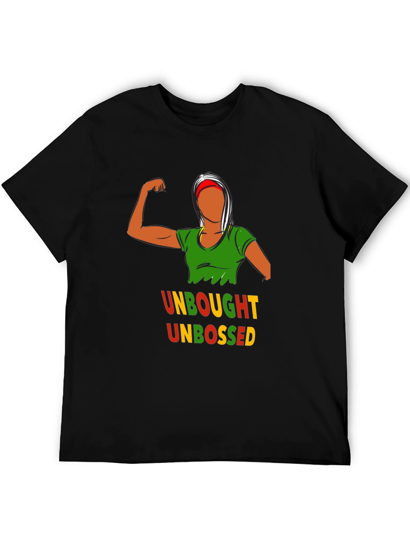 Unbought Unbossed Graphic T-Shirt - Black