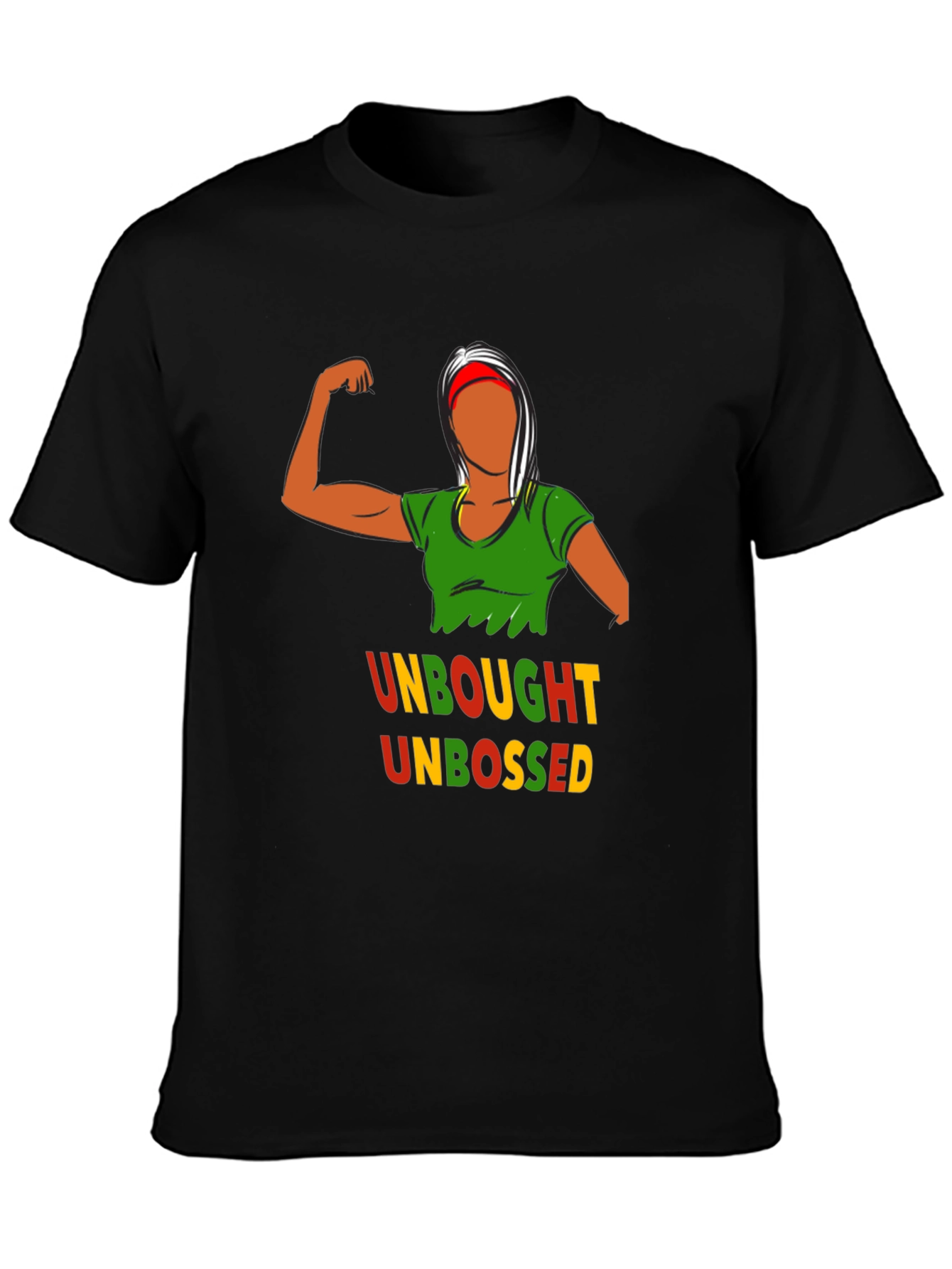 Unbought Unbossed Graphic T-Shirt - Black