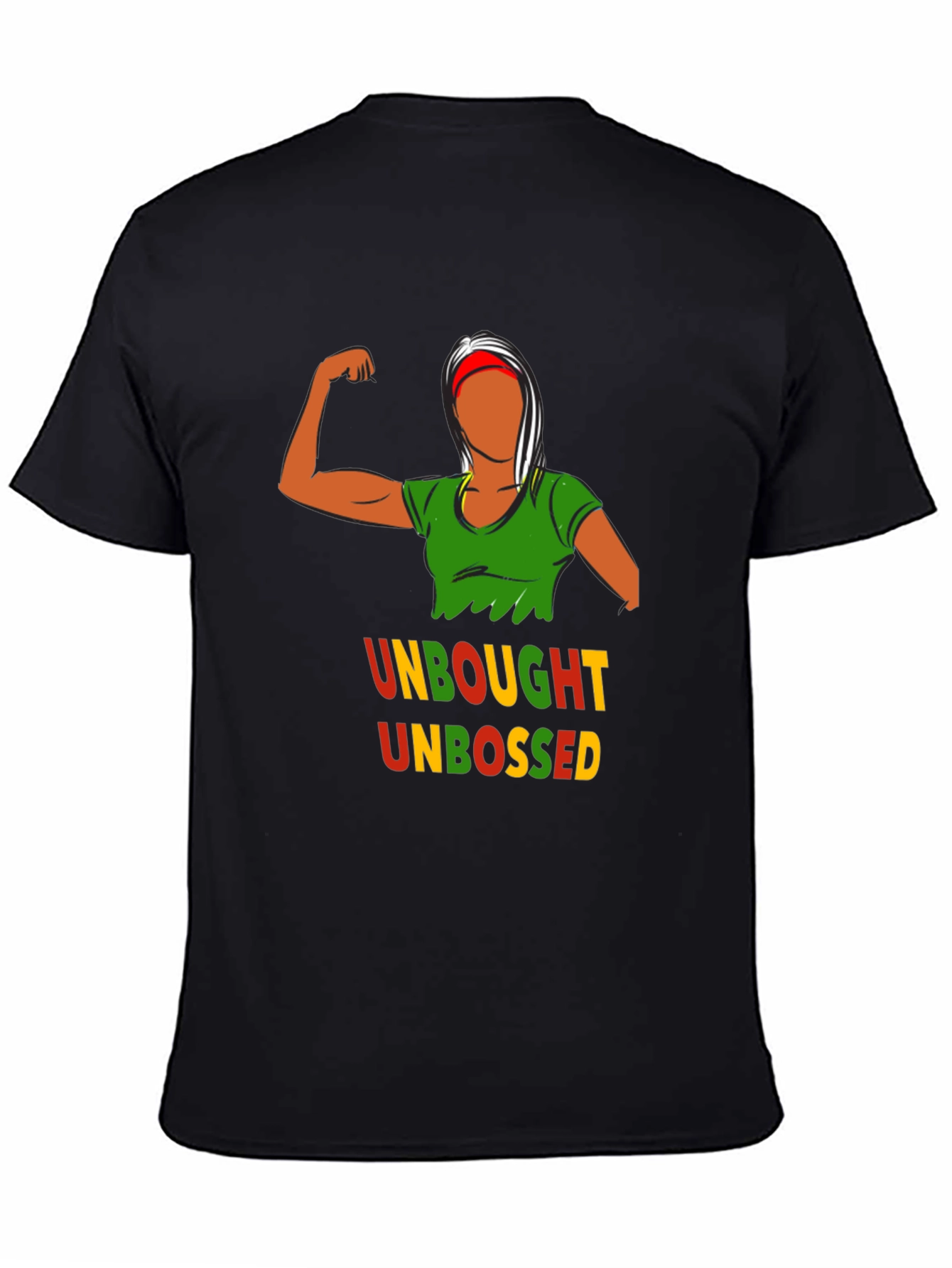 Unbought Unbossed Graphic T-Shirt - Black