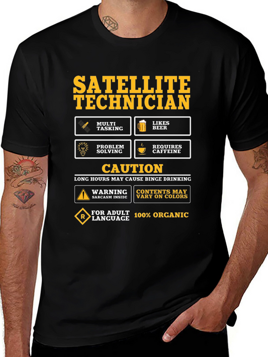 Satellite Technician Novelty T-Shirt