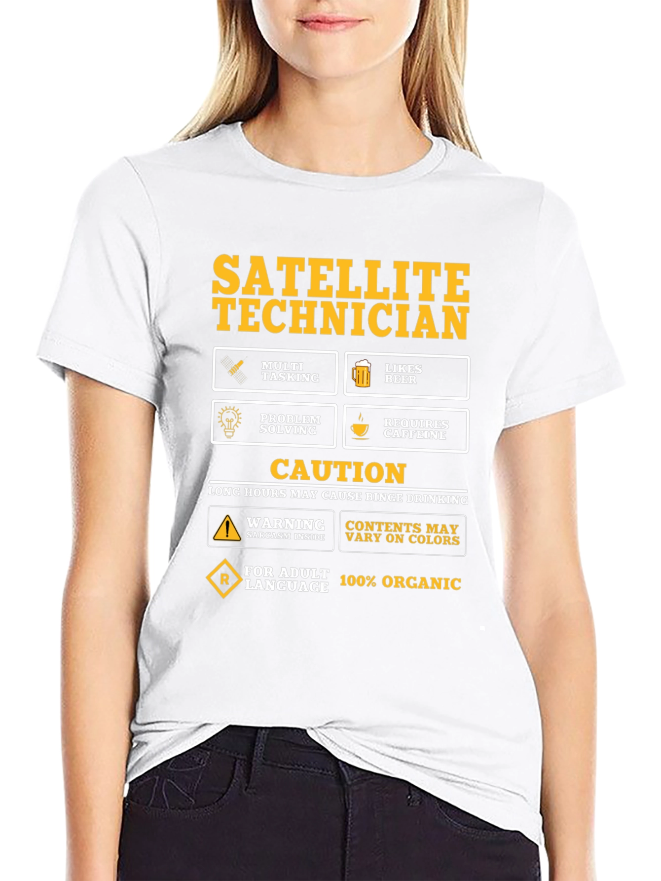 Satellite Technician Novelty T-Shirt