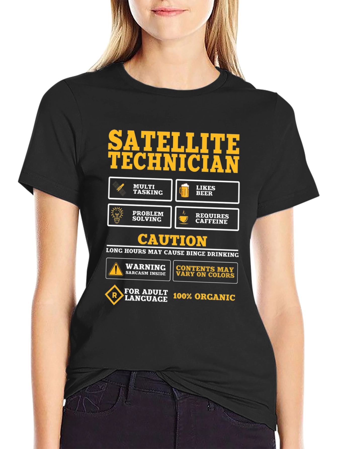 Satellite Technician Novelty T-Shirt