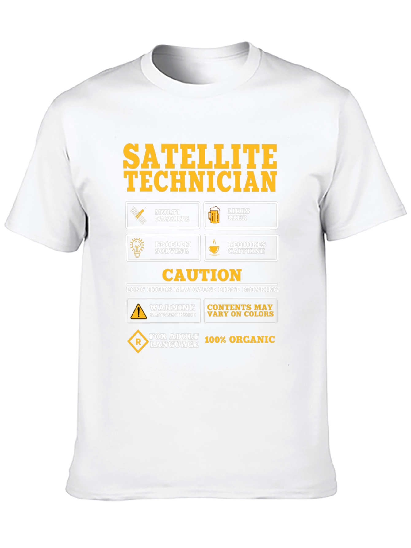 Satellite Technician Novelty T-Shirt