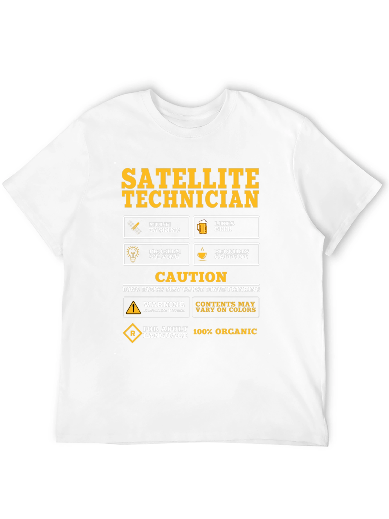 Satellite Technician Novelty T-Shirt
