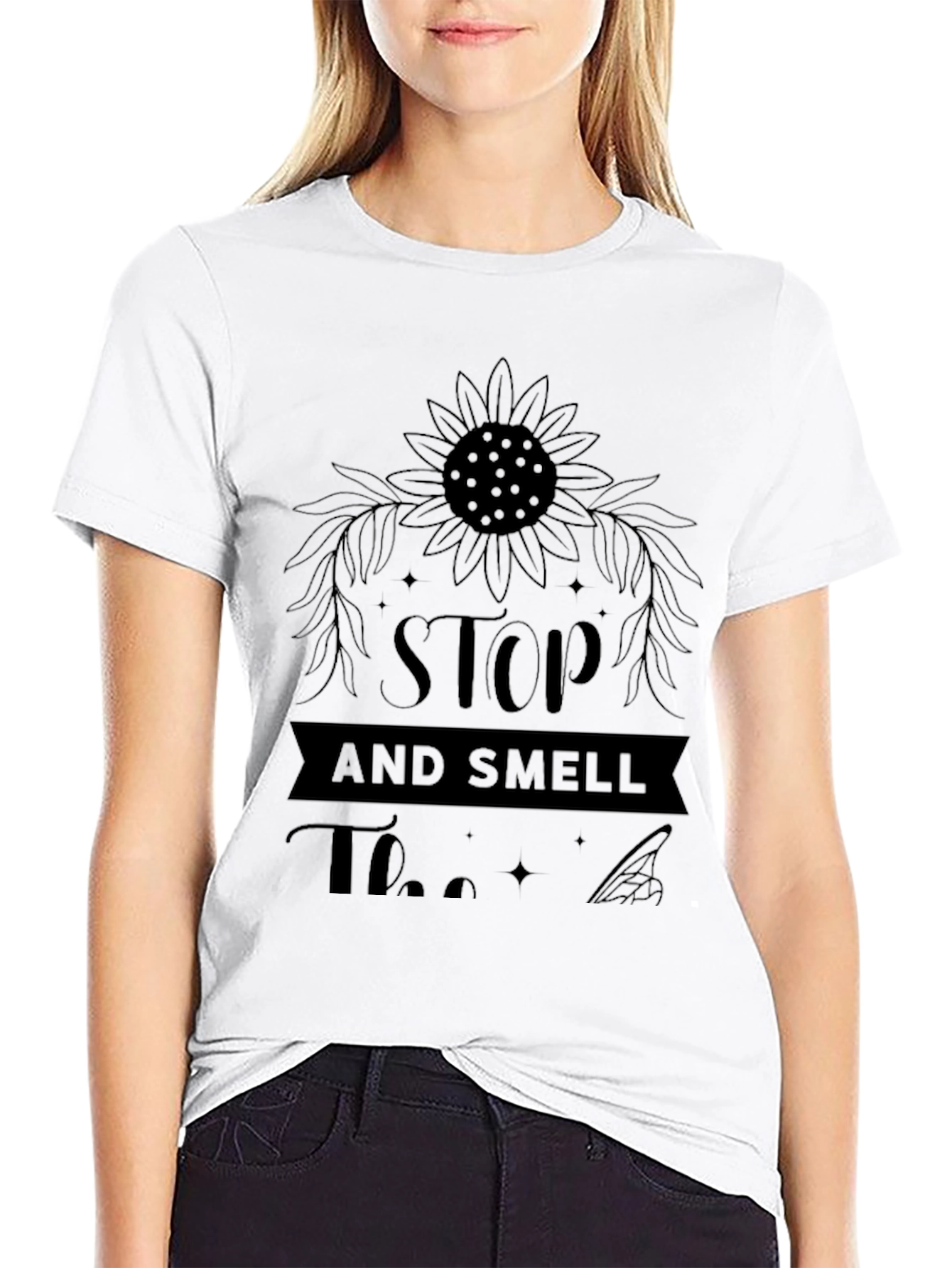 Stop and Smell the Flowers Graphic Tee