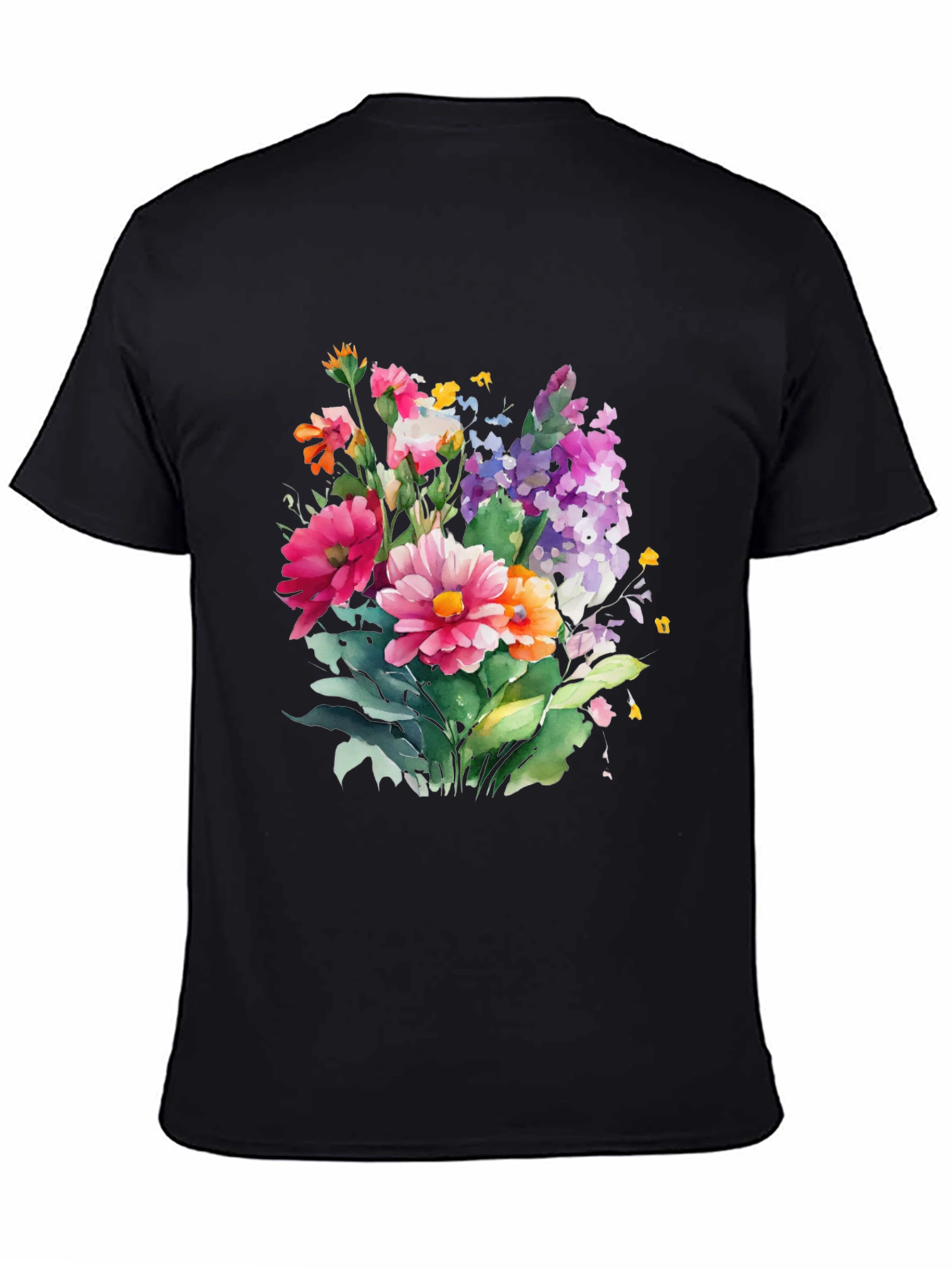 Floral Bouquet Graphic Tee - Stylish Comfort