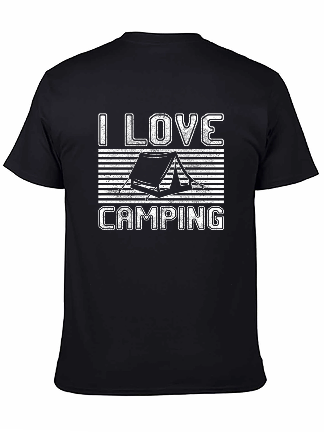 I Love Camping Graphic Tee Shirt - Camping Lover