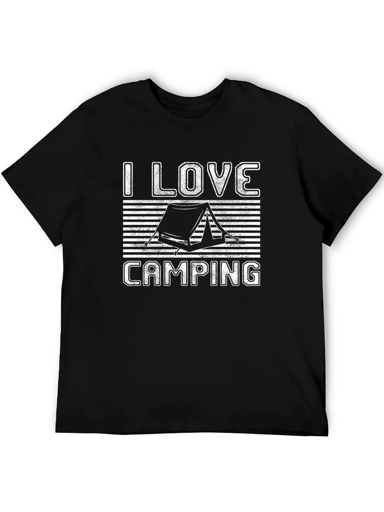 I Love Camping Graphic Tee Shirt - Camping Lover